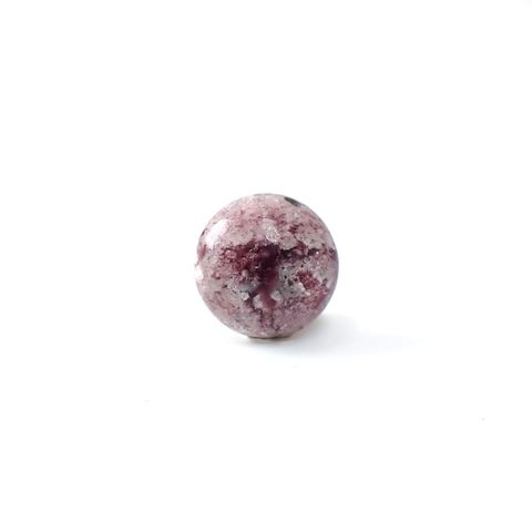 レッドベリル/ピンクベリル(母岩付き) アメリカ・ユタ州産 2.11ct [250730905]9.1x9.1mm前後