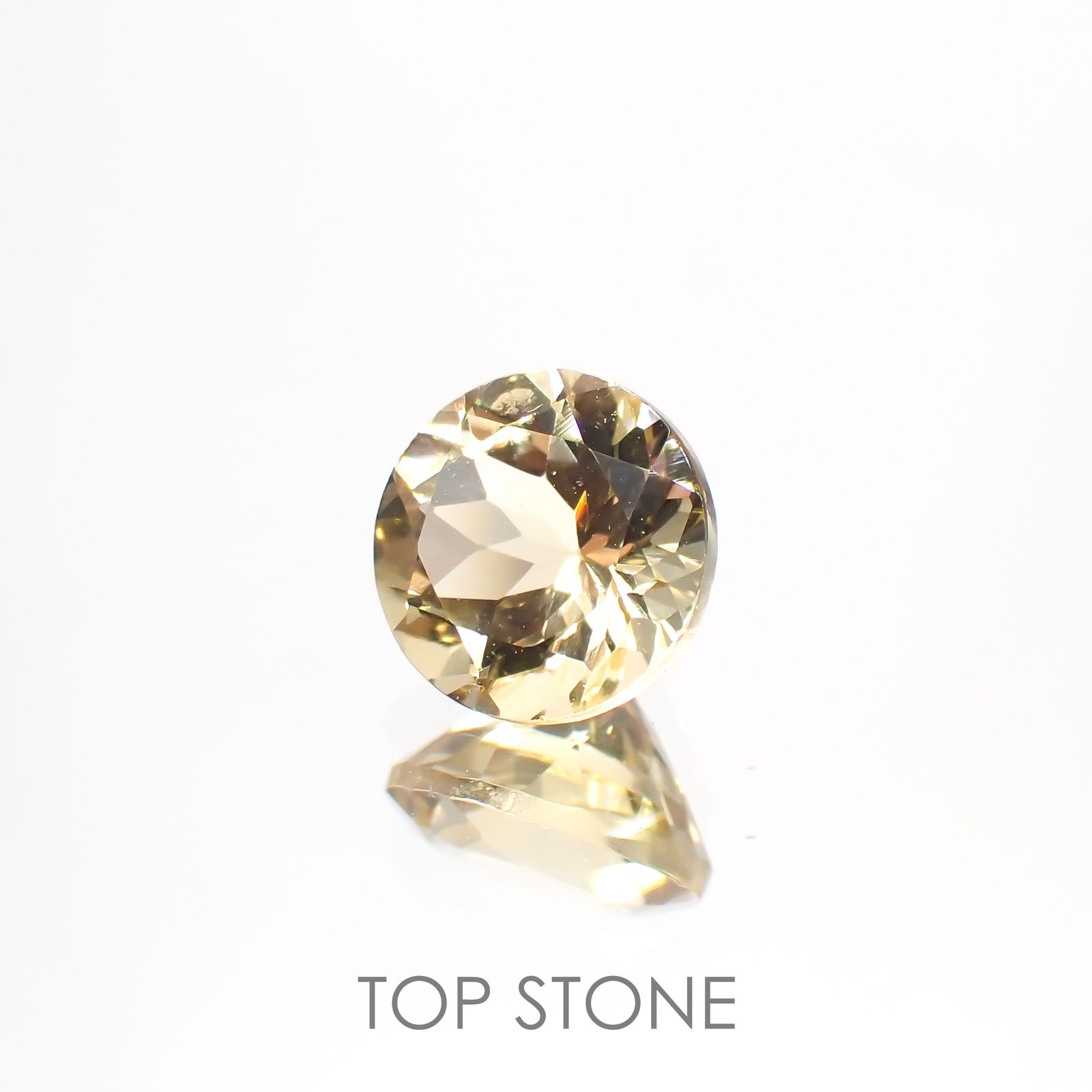 イエローベリル(宝石名イエロー・ベリル)ブラジル産 1.34ct 識別済[211113651]7.1x7.1mm前後