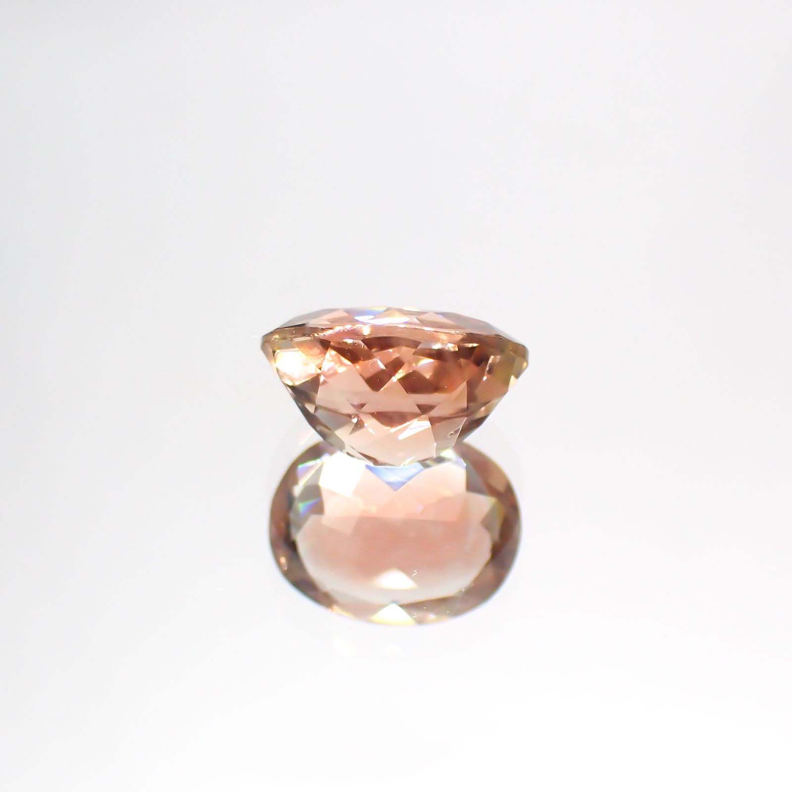 オレゴンサンストーン(宝石名ラブラドライト)アメリカ・オレゴン州産 1.88ct 識別済[230722702]8.9x7mm前後