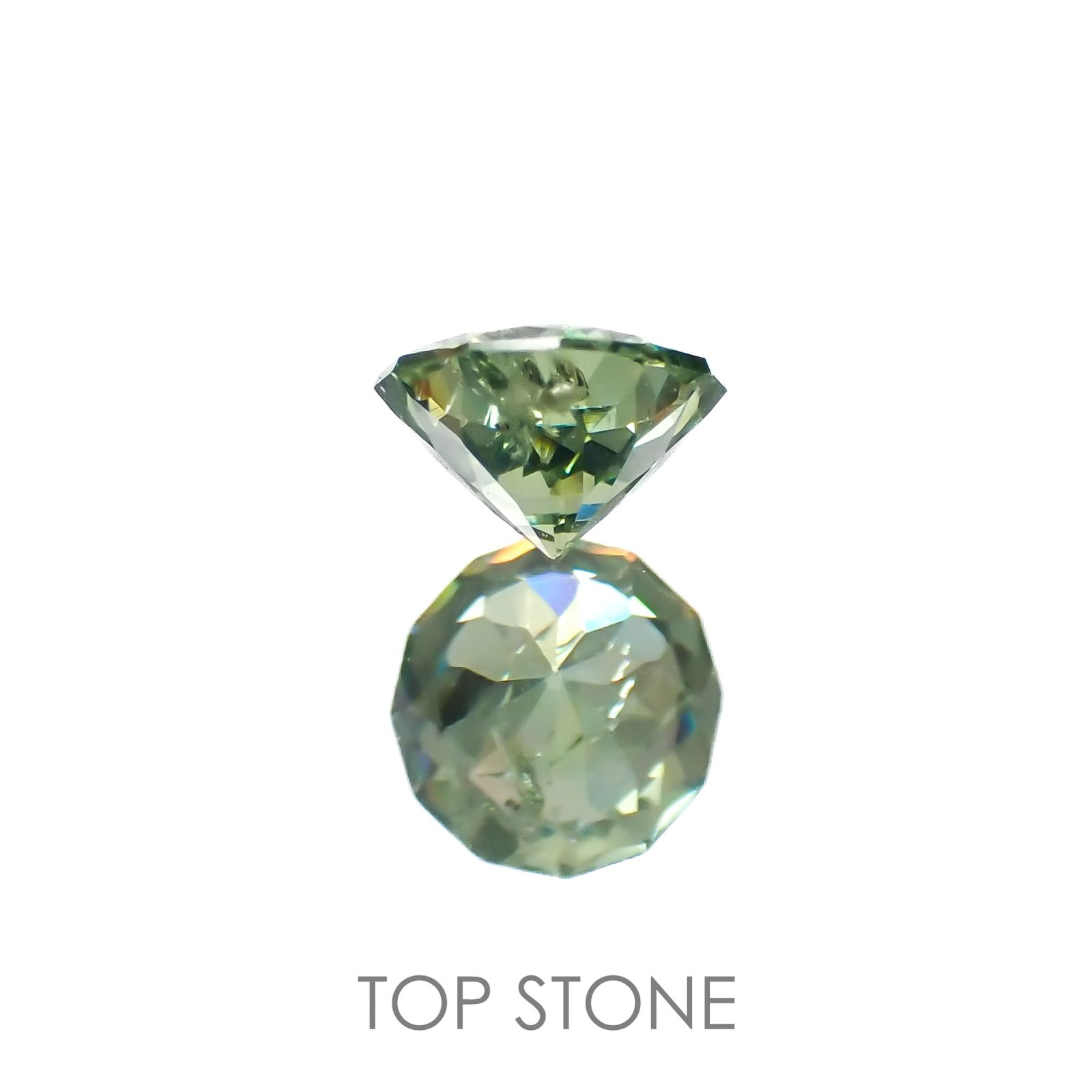 ◇カスタムカット◇デマントイドガーネット ナミビア産 0.40ct[220917671]4.5x4.4mm前後