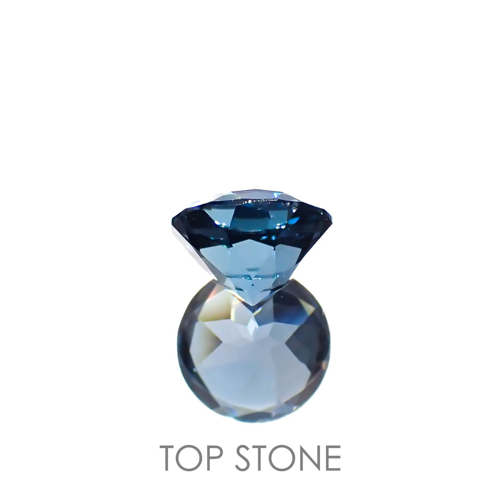 ロンドンブルートパーズ ブラジル産 1.46ct[221219309]6.9x6.9mm前後