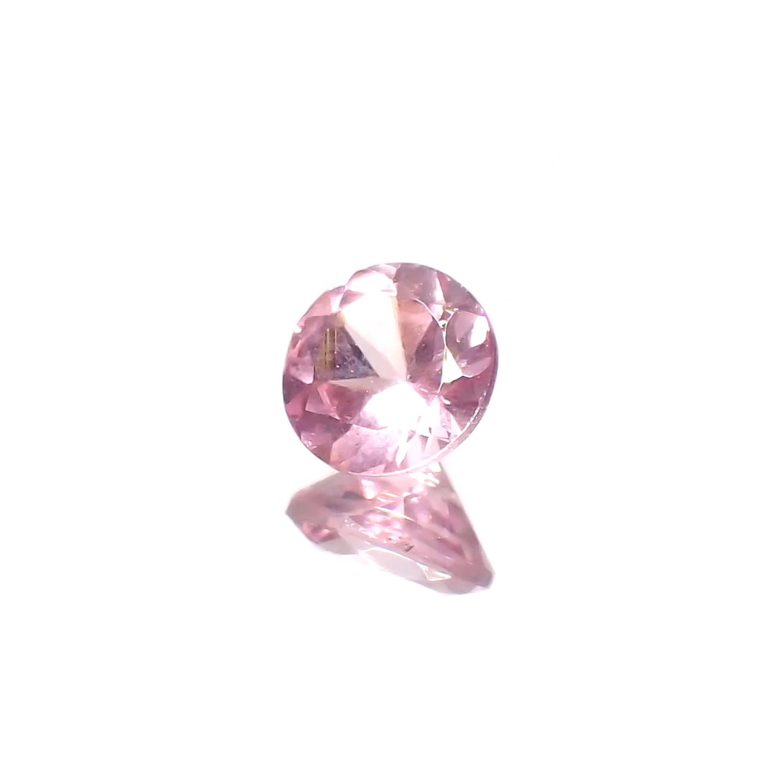 シルキーピンクスピネル タンザニア産 0.36ct [230421571]4.3x4.3mm前後