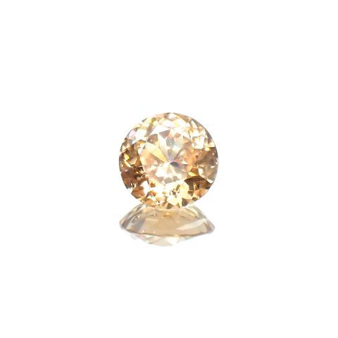 イエロージルコン(宝石名ジルコン)スリランカ/カンボジア産 2.39ct 識別済[220114831]7.7x7.7mm前後