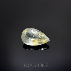 オーロラアクアマリン(宝石名シーン・アクアマリン) ブラジル産 8.991ct ソ付(彩珠)[210812719]18.7×11.3mm前後