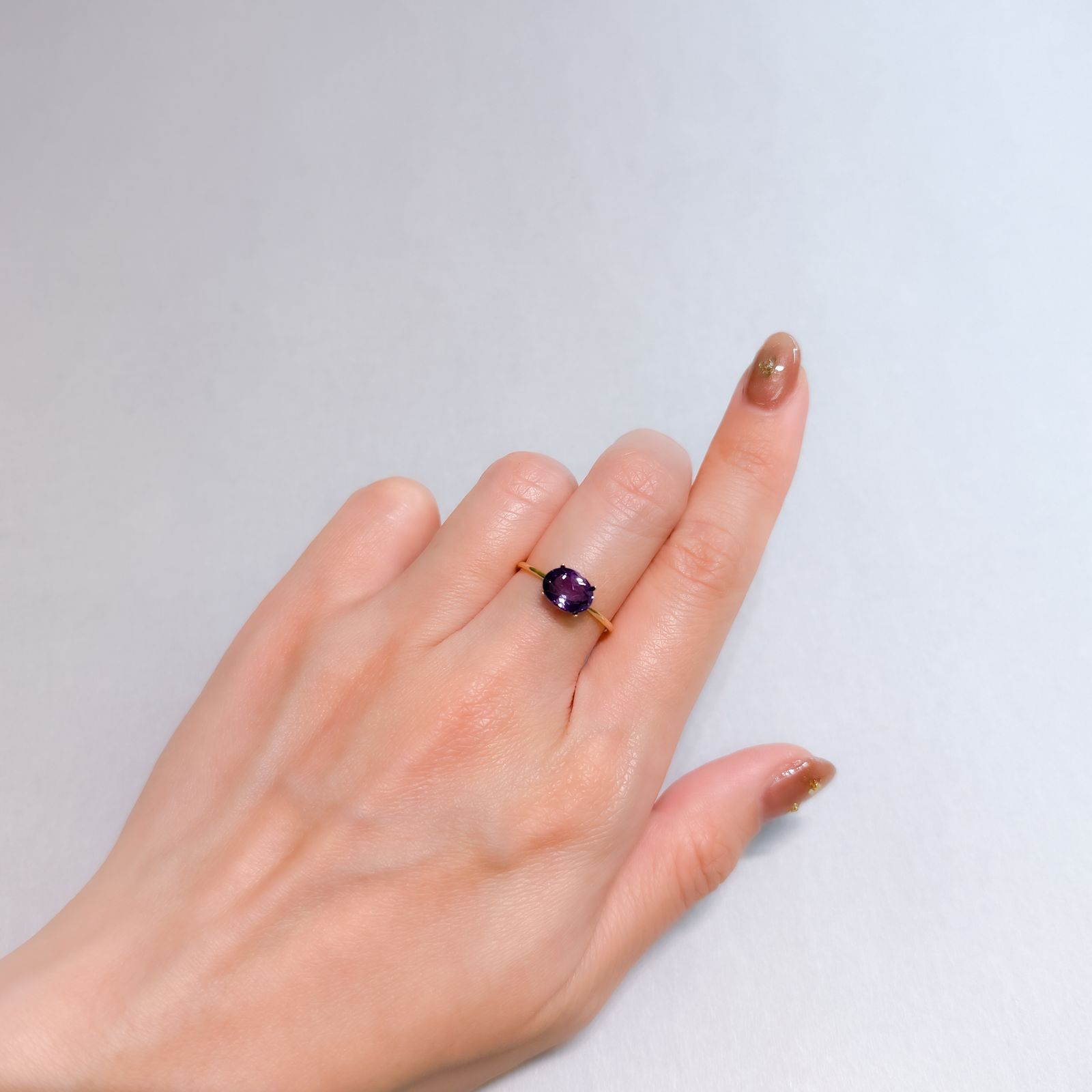 カラーシフトアメジスト ブラジル/ウルグアイ産 1.31ct [250329983]8.2x6.3mm前後