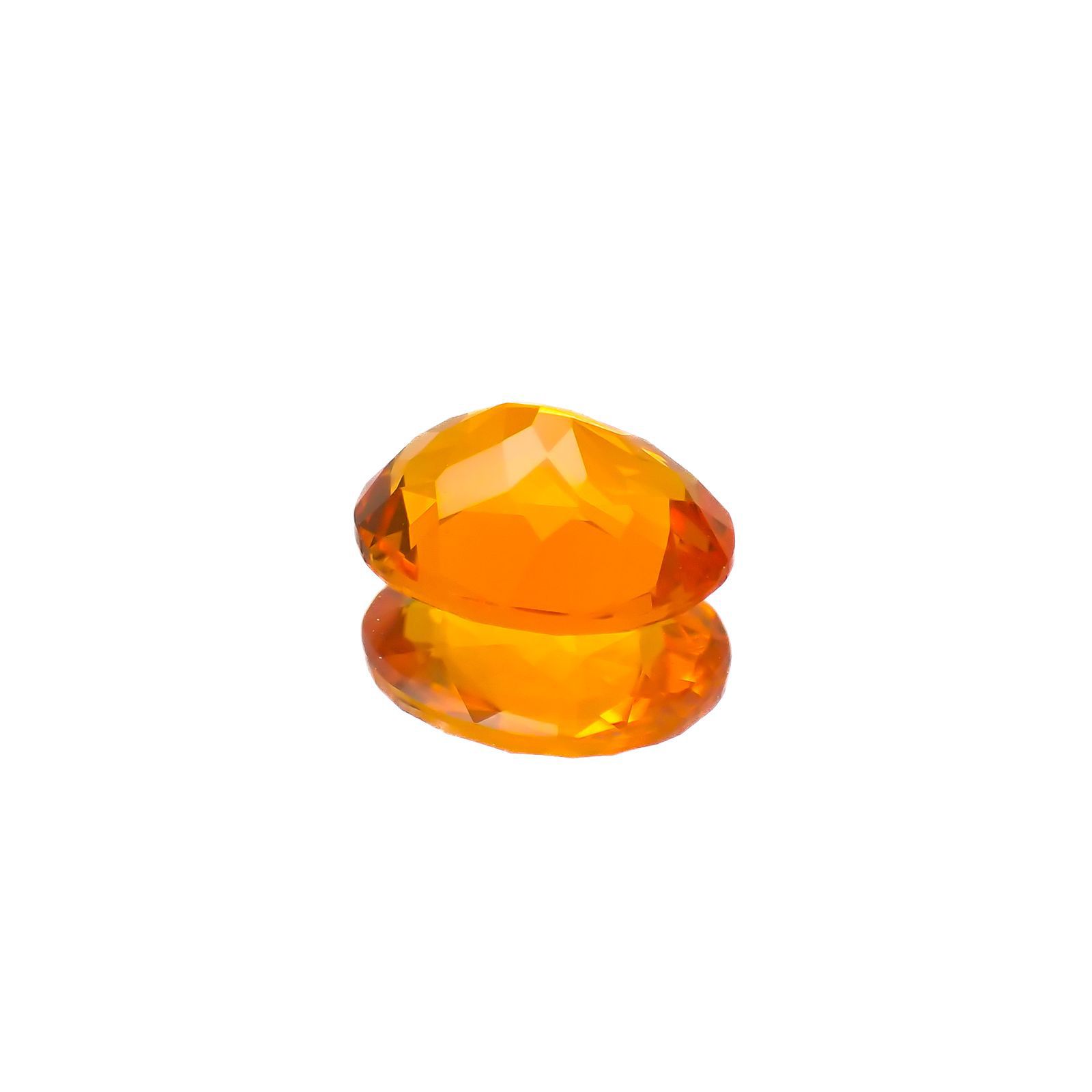 ファイヤーオパール メキシコ産 1.15ct[221018349]8.6x7.1mm前後