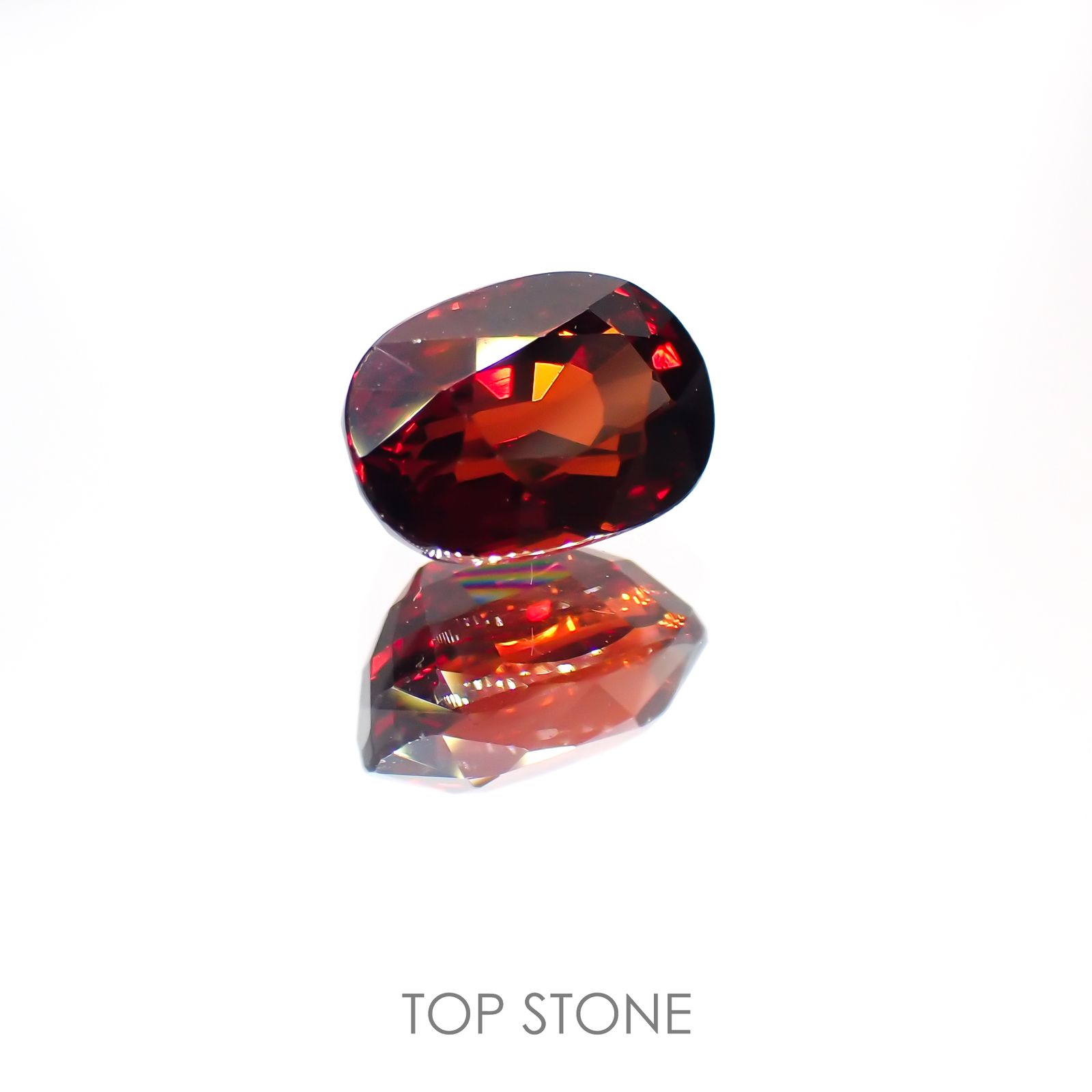 スペサルティン アルマンディン ガーネット(宝石名スペサルティン アルマンディン・ガーネット)ブラジル産 2.2ct 識別済[220113841]8x5.6mm前後