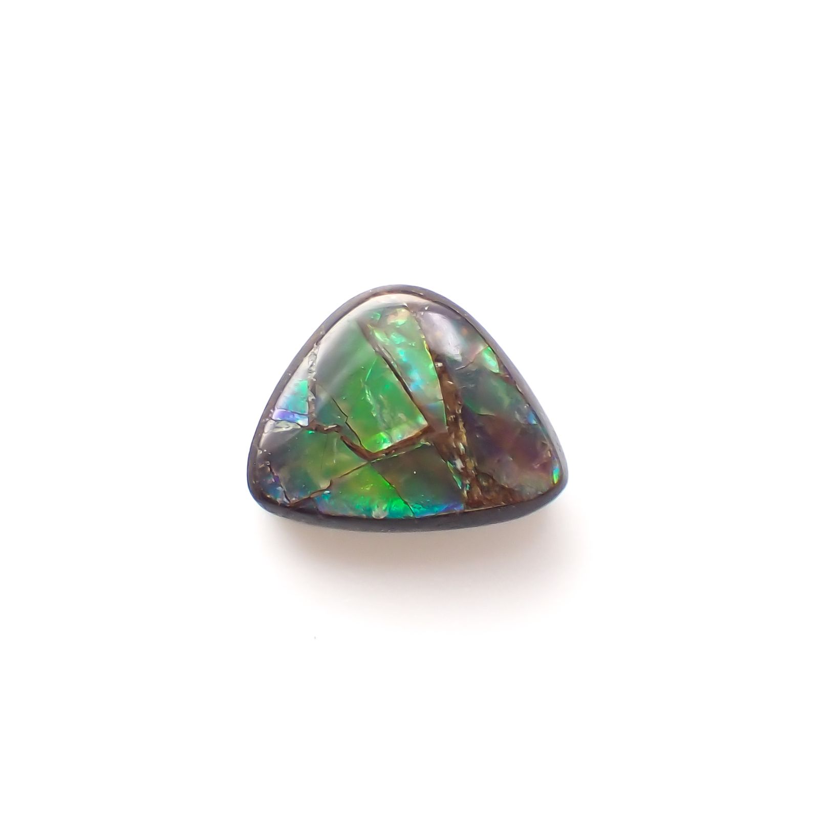 アンモライト トリプレット カナダ産 3.24ct[230823118]8.1x10.6mm前後
