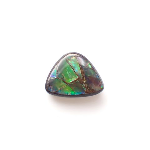 アンモライト トリプレット カナダ産 3.24ct[230823118]8.1x10.6mm前後