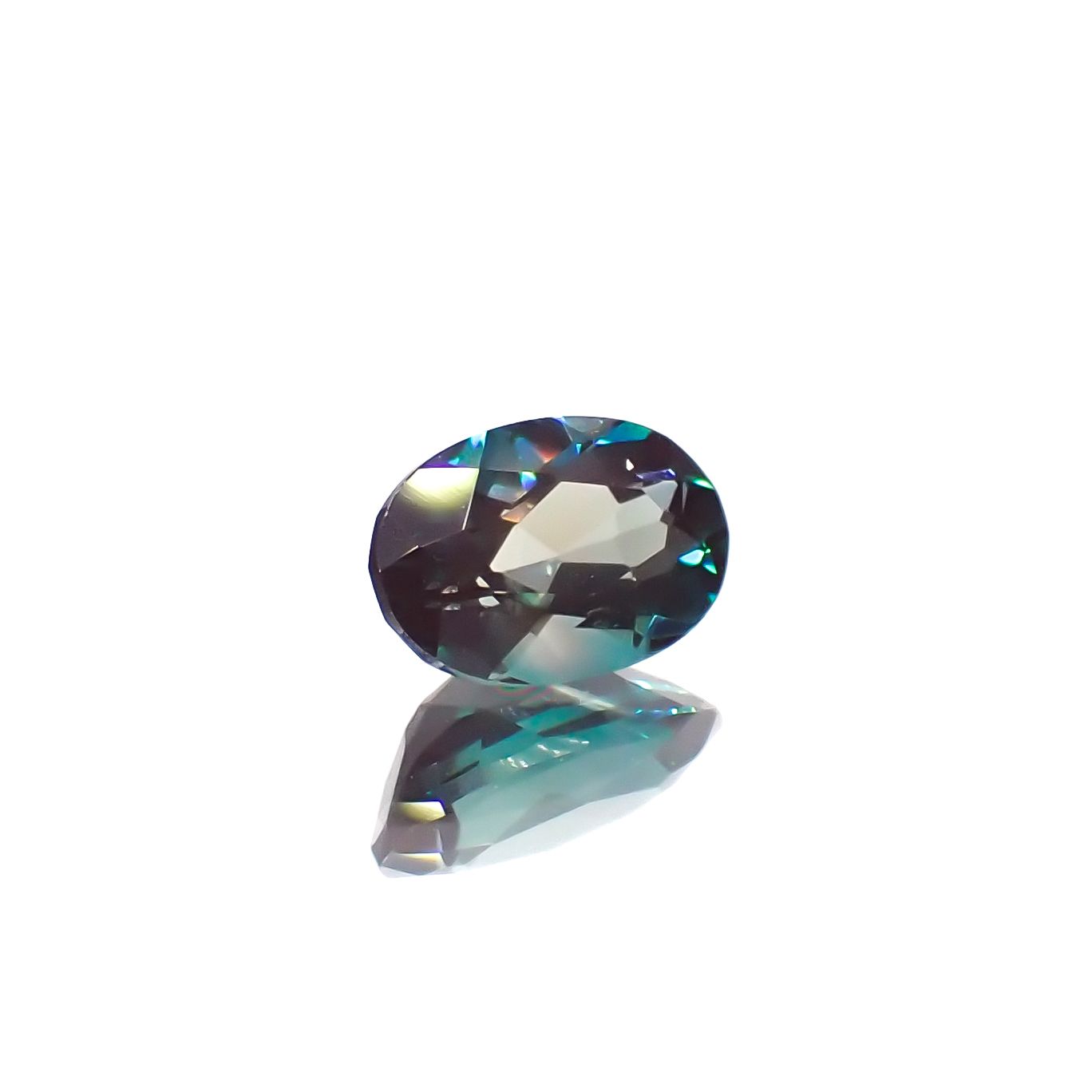 アンデシン  スペシャルステップカット カラーチェンジアンデシン モンゴル産 0.41ct[231023558]6.1x3