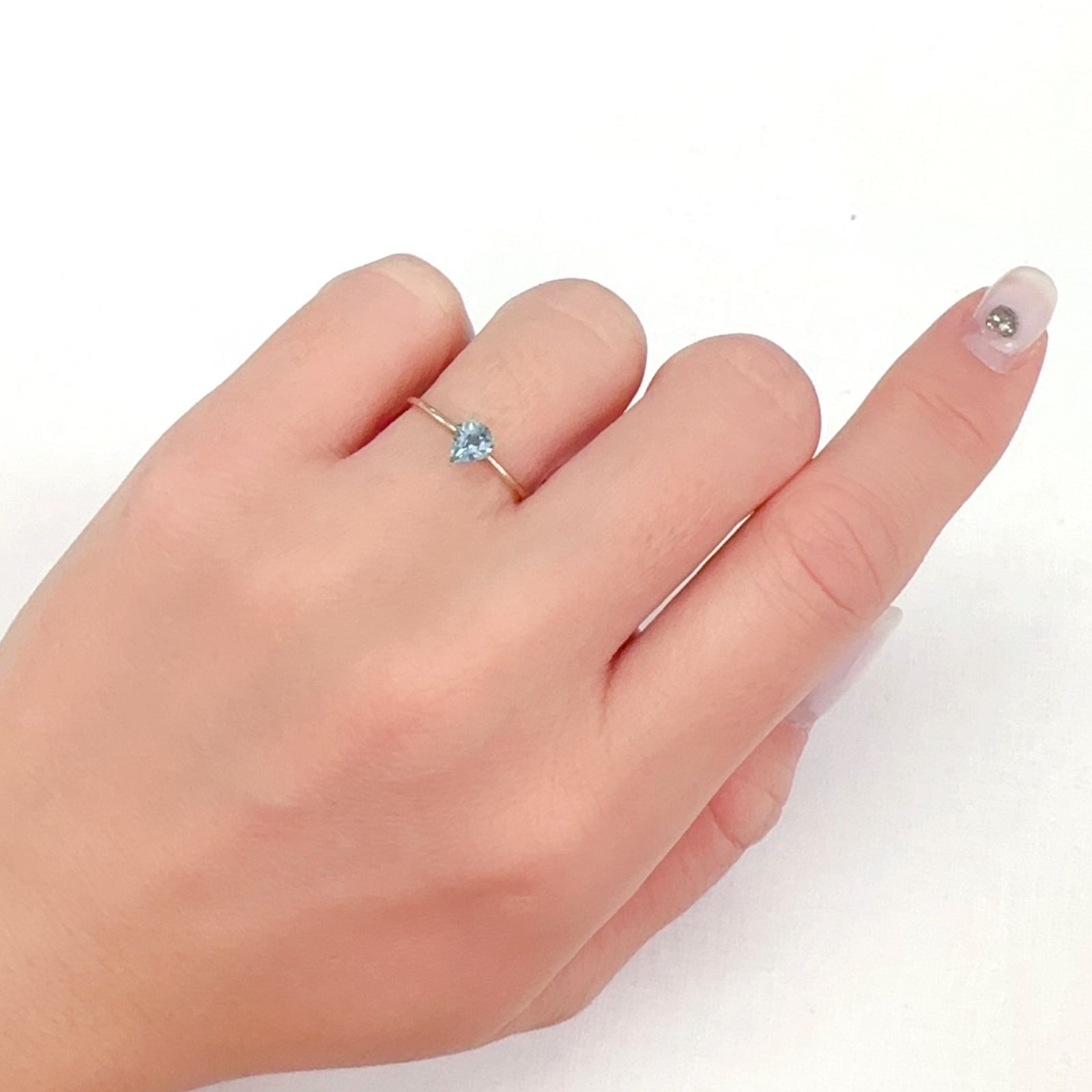 ◇カスタムカット◇ブルーグリーンコーネルピン タンザニア産 0.32ct[231224504]5.4x4.7mm前後