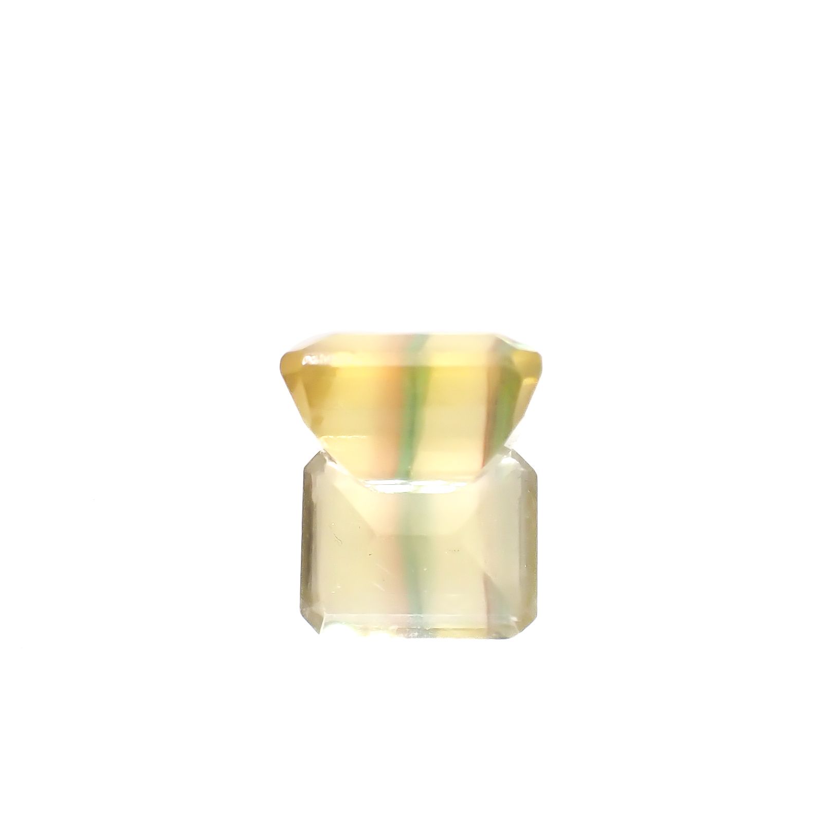 パーティカラーフローライト フルオレッセンス ブラジル産 4.48ct[240928915]10x8.1mm前後