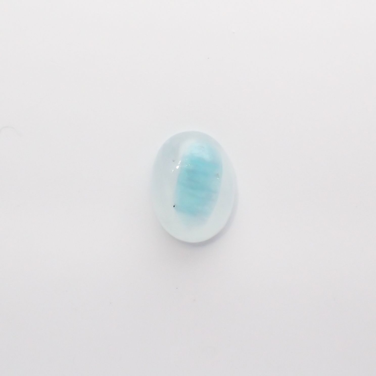 パライバトルマリンインクォーツ(宝石名トルマリンインクォーツ/別名パライバ・トルマリンインクォーツ) ブラジル産 1.26ct 識別済[210712002]8×6.2mm前後