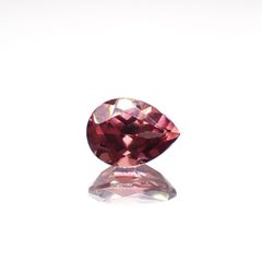 ピンクジルコン(宝石名ジルコン)スリランカ/カンボジア産 1.69ct 識別済[220114926]7.9x5.9mm前後