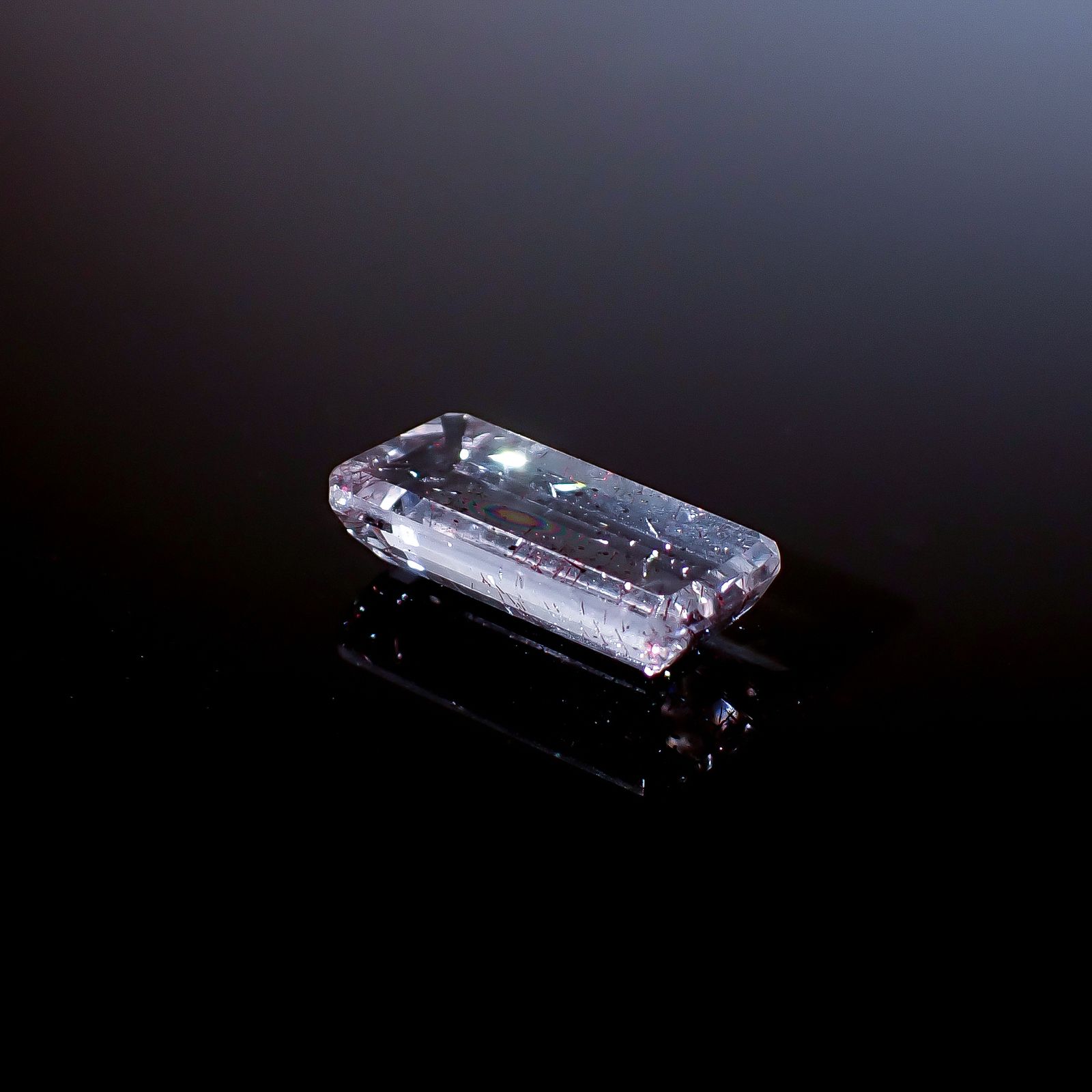 ティンカーベルクォーツ ブラジル産 5.79ct / 16.8x7.6mm前後 [260932861]