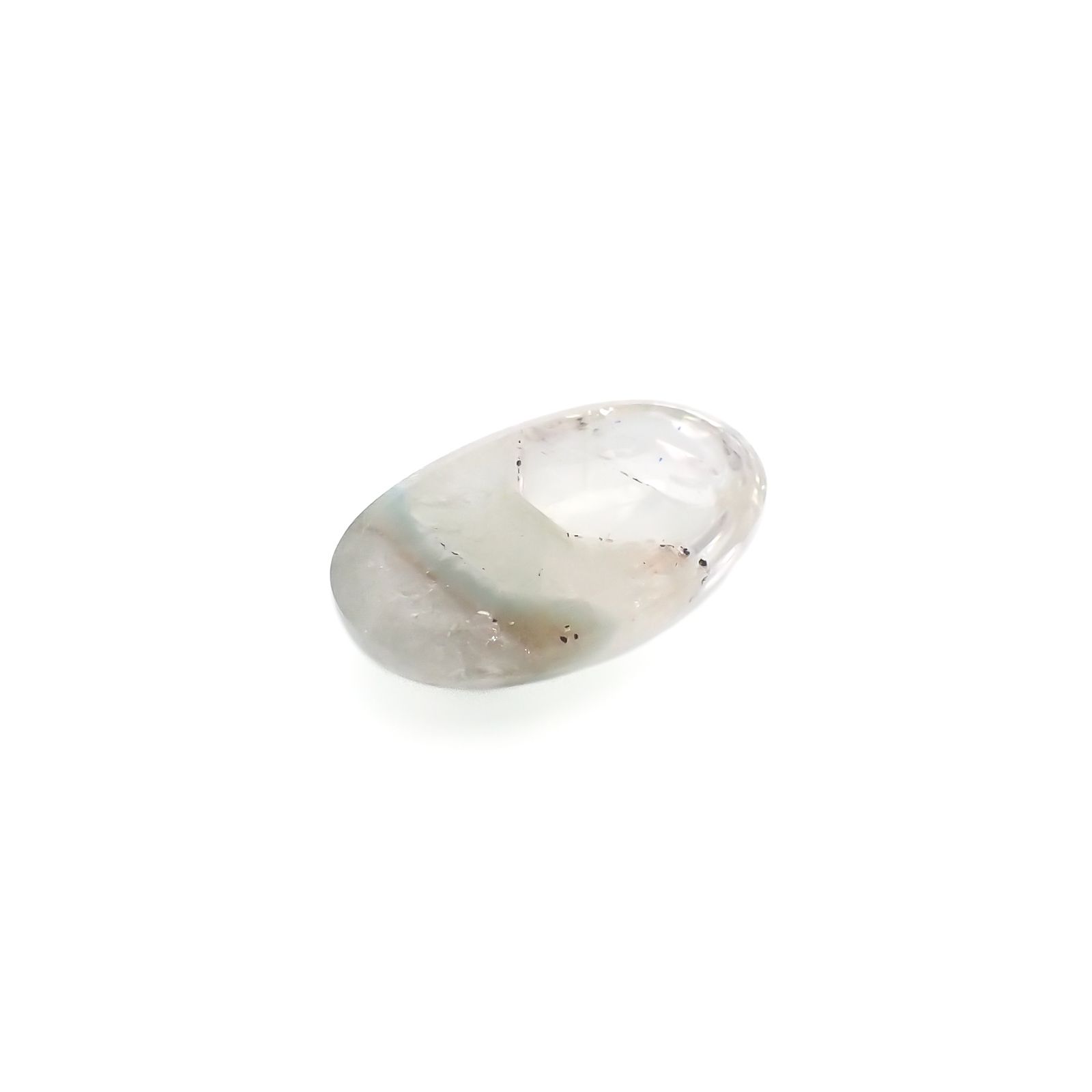 パライバクォーツ(宝石名ギラライト イン クォーツ)ブラジル・パライバ州産 14.70ct 識別済[230722559]21.8x12.9mm前後