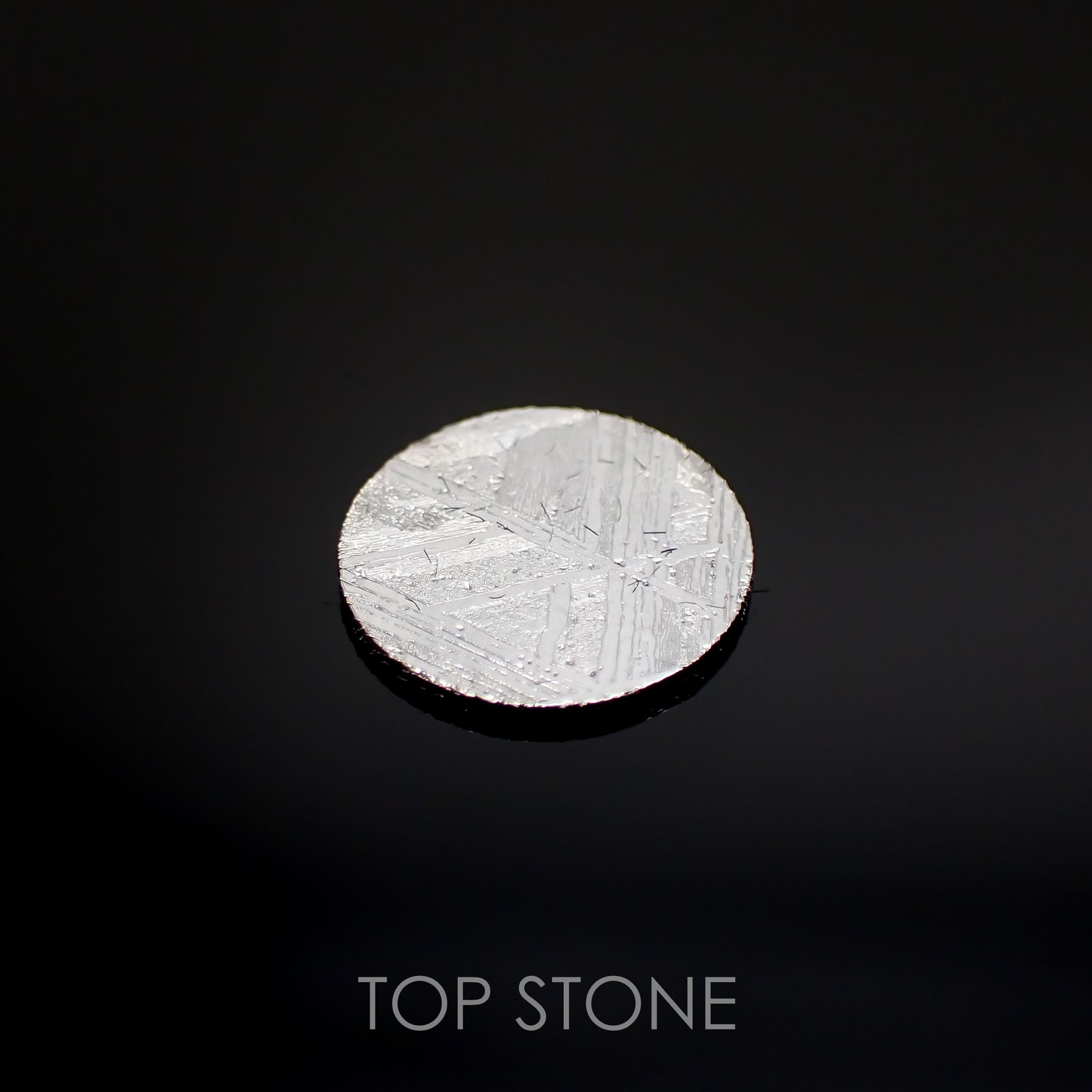 ムオニナルスタ隕石 発見地：スウェーデン 1.86ct[220115599]9.9x9.9mm前後 | TOP STONE(トップストーン)