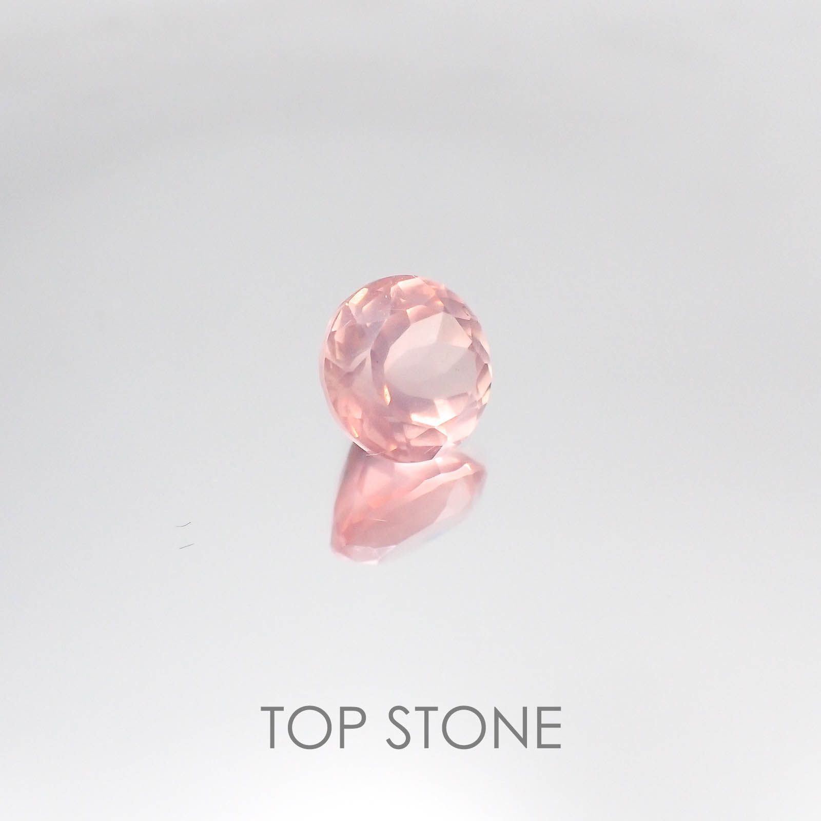 ディープローズクォーツ モザンビーク産 ルース 2.21ct[20084626]8.2×8.2mm前後