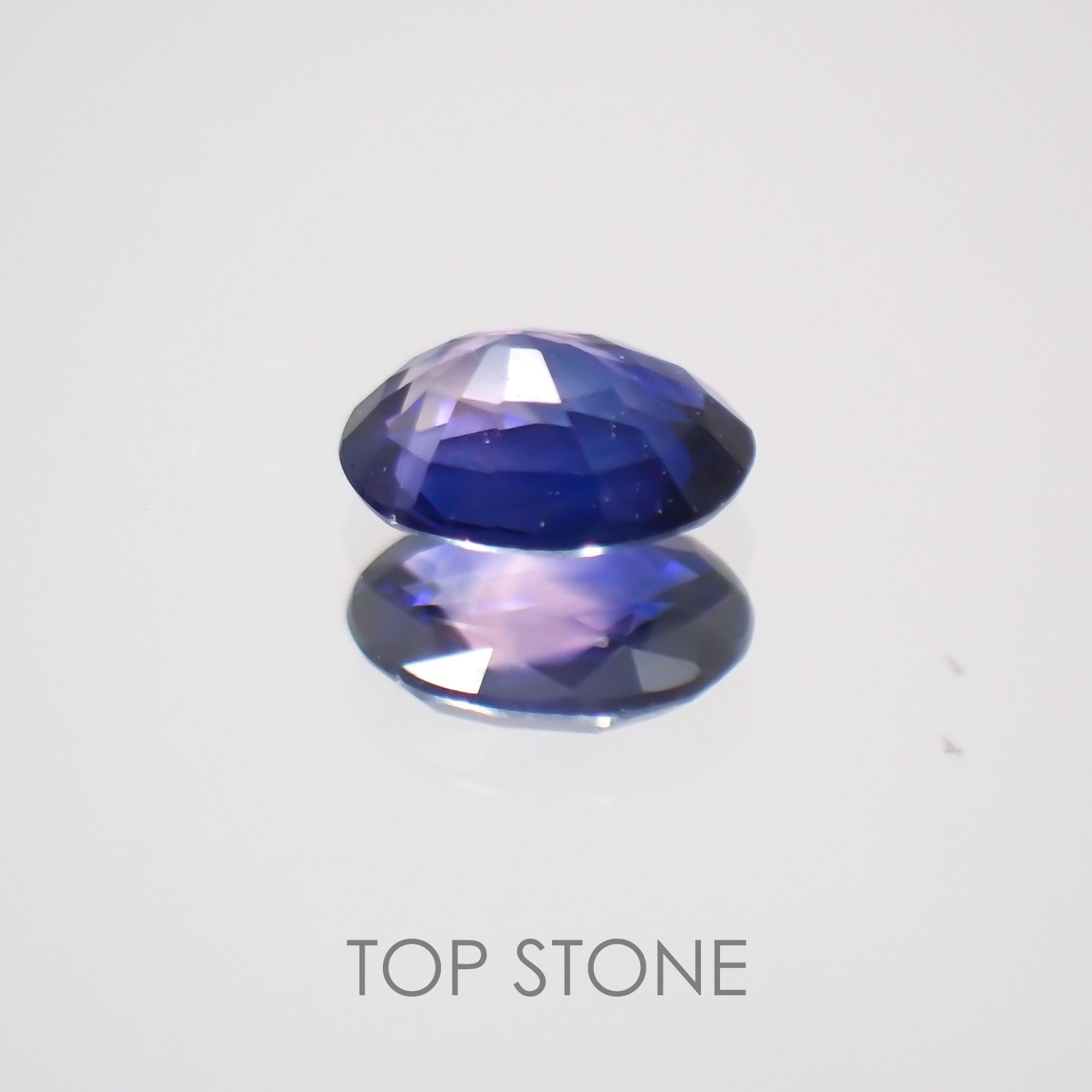 バイカラーサファイア(宝石名バイカラー・サファイア) タンザニア産 0.24ct 識別済[210410589]4.3×3.4mm前後