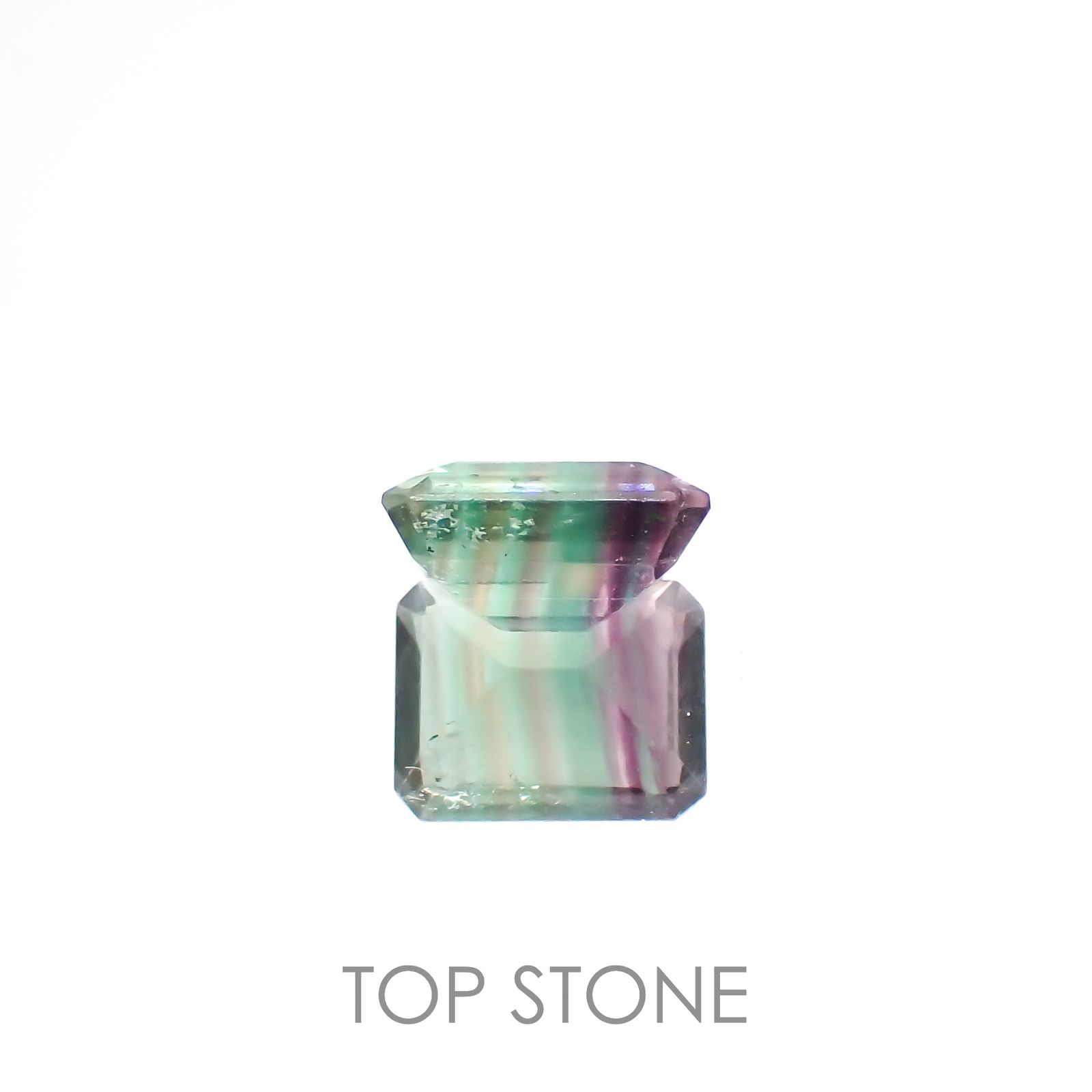 バイカラーフローライト ブラジル産 3.59ct[230119742]9.9x8mm前後