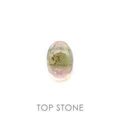 バイカラートルマリン(宝石名バイカラー・トルマリン) ブラジル産 0.75ct 識別済[20084649]6.2×4.1mm前後