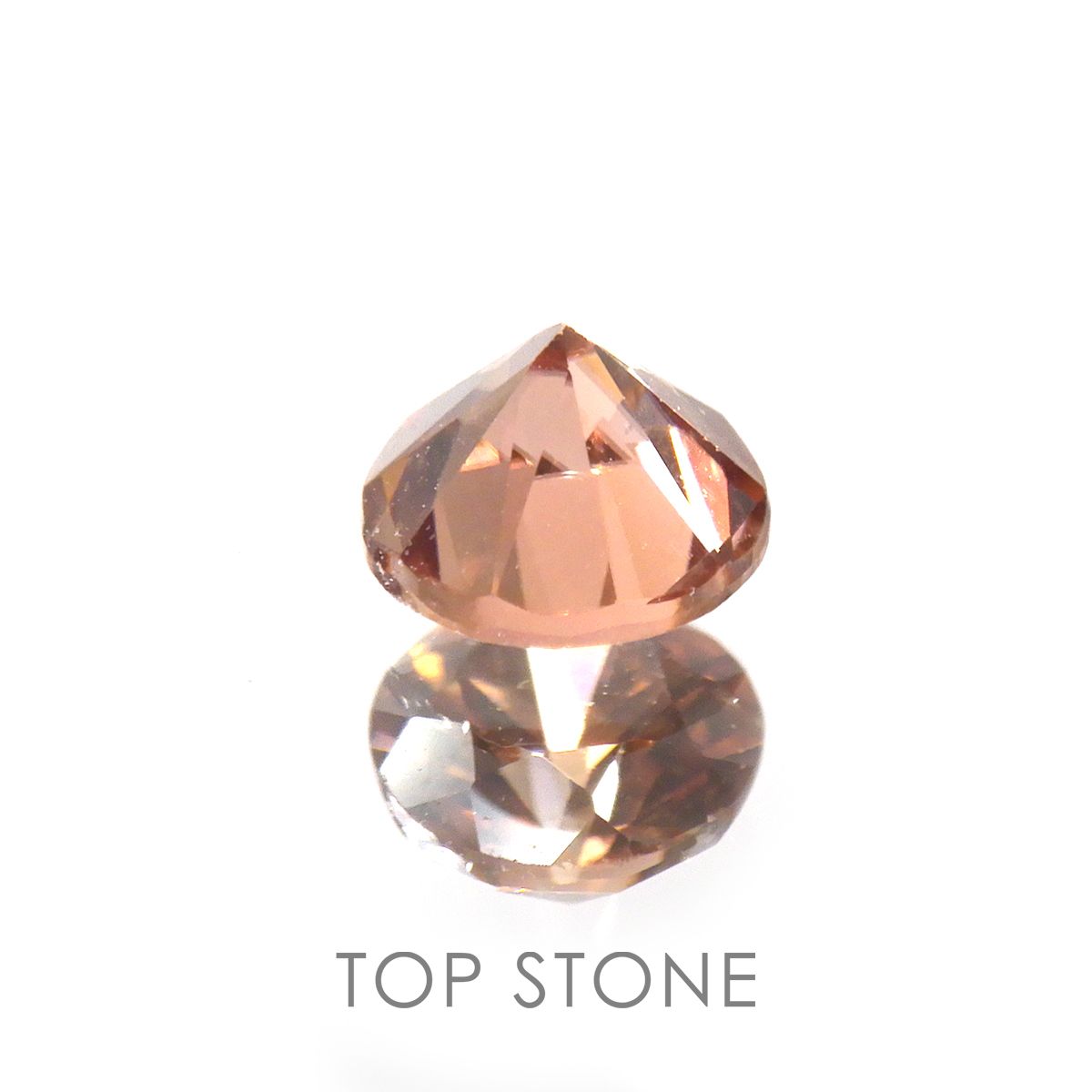 ライトピンクジルコン(宝石名ジルコン)スリランカ/カンボジア産 0.41ct 識別済[220716988]4.1x4mm前後
