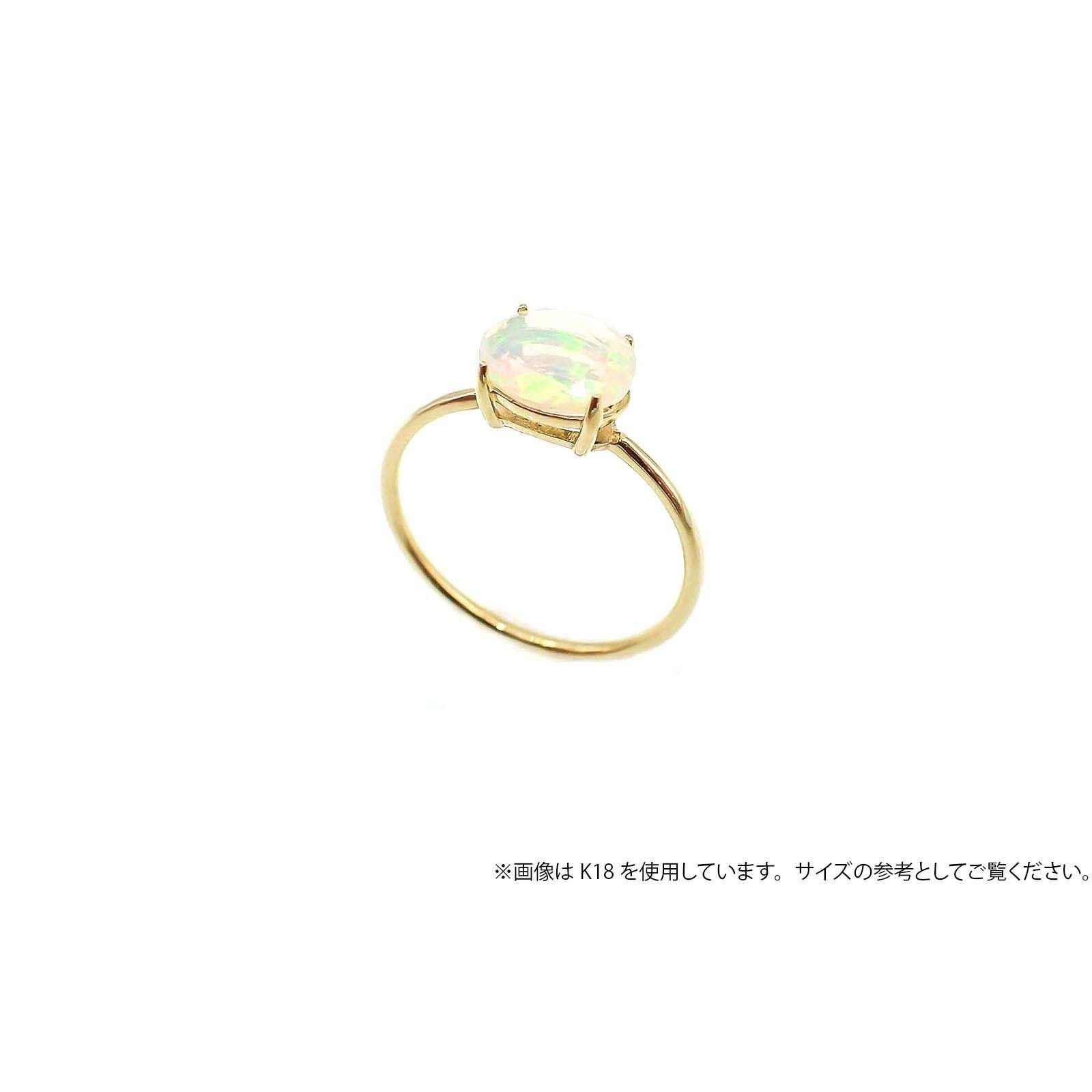 Pt900リング用空枠 オーバル爪留め つやあり 6×8mm用 [210913416]