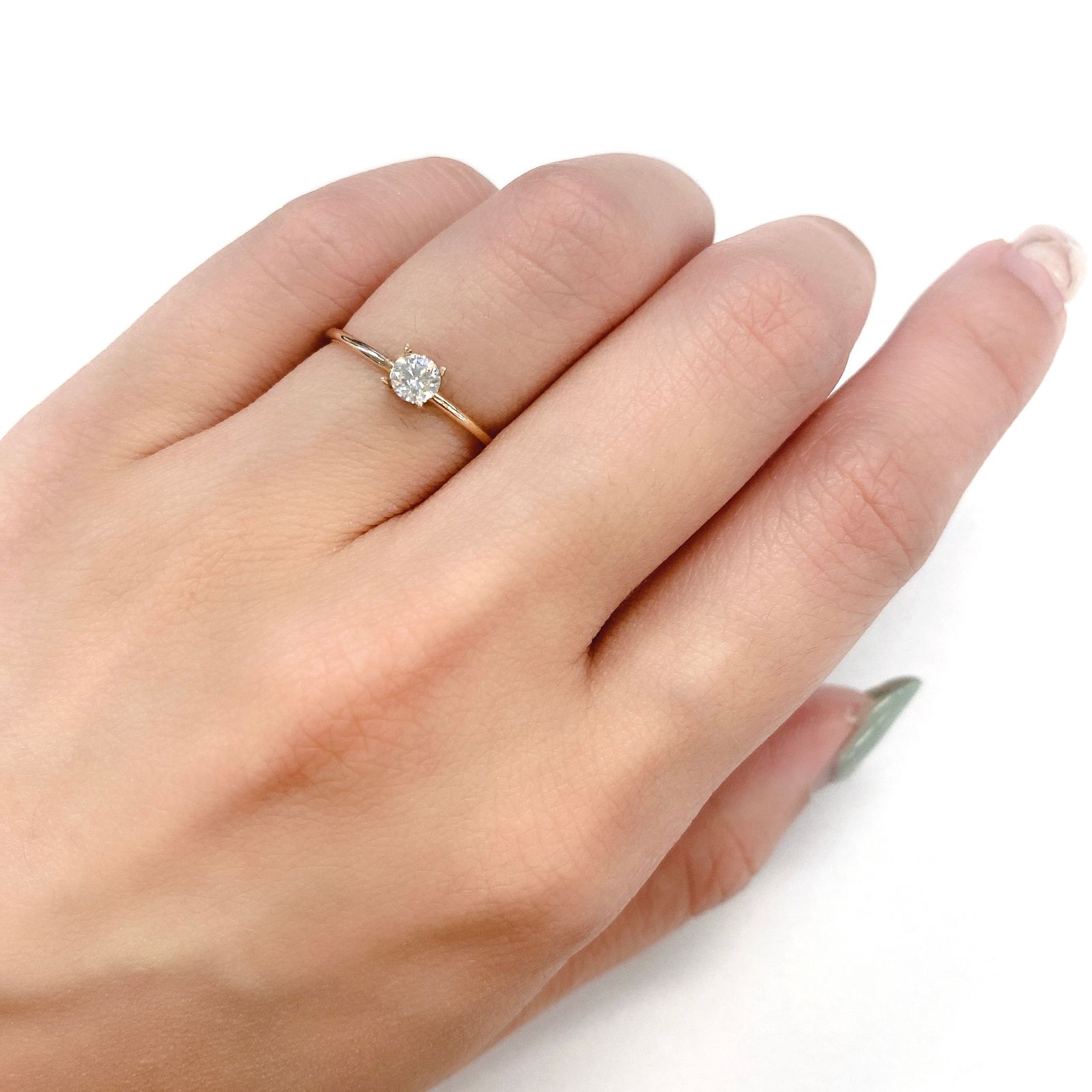 ダイヤモンド(宝石名ダイヤモンド) SI-1 / G / GOOD 0.231ct ソ付(CGL)[210410720]3.8×3.8mm前後