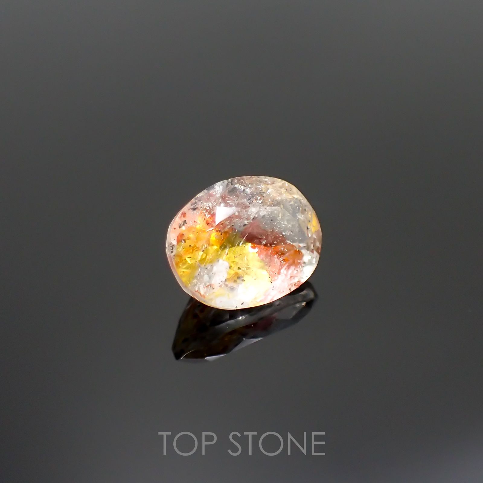 オーロラクォーツ ブラジル・ミナスジェライス産 1.32ct[220114383]8.1x6.2mm前後