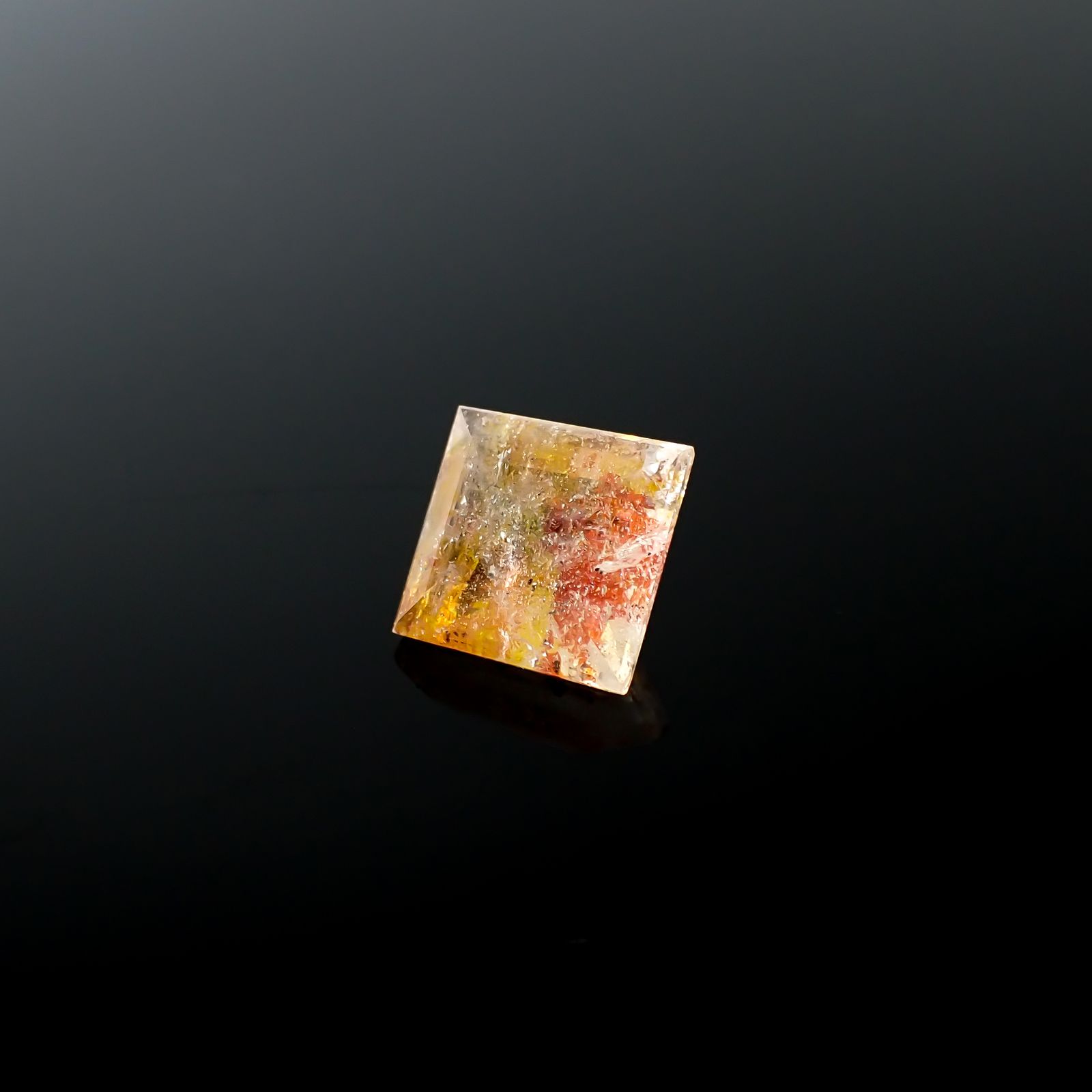 オーロラクォーツ ブラジル産 8.25ct[240225905]12.2x12.1mm前後