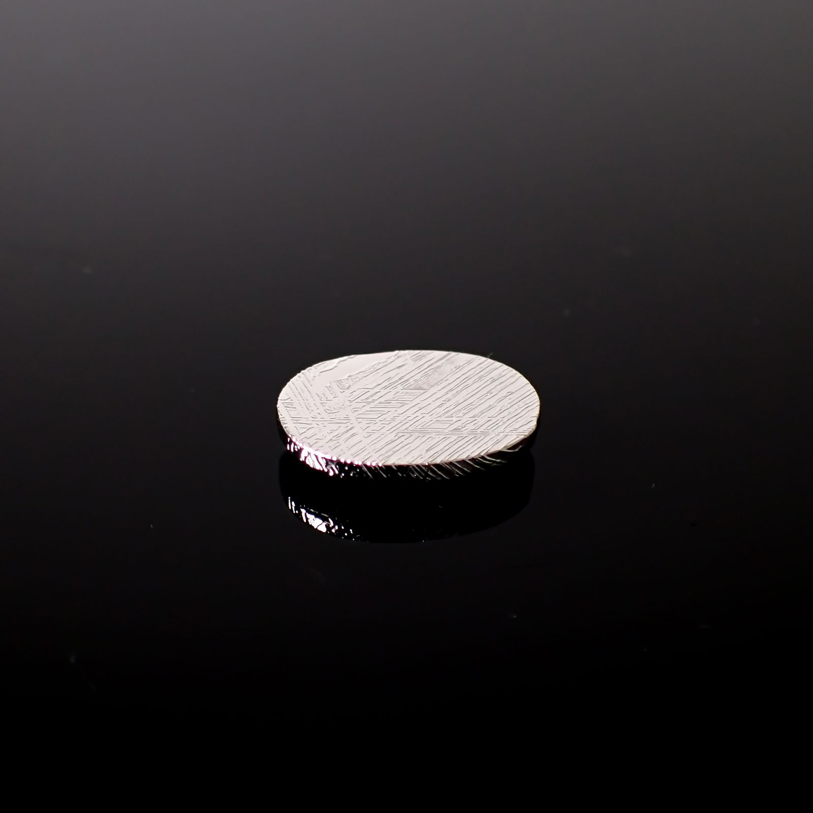 ムオニナルスタ隕石 発見地:スウェーデン 11.65ct[240125764]14.9x11.8mm前後