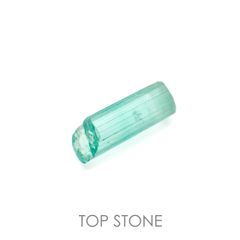 エメラルド柱状結晶 原石・結晶(宝石名エメラルド)コロンビア産 2.575ct ソ付(彩珠)[220817317]13.7x4.8mm前後