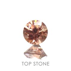 ライトピンクジルコン(宝石名ジルコン)スリランカ/カンボジア産 0.41ct 識別済[220716990]4.1x4.1mm前後