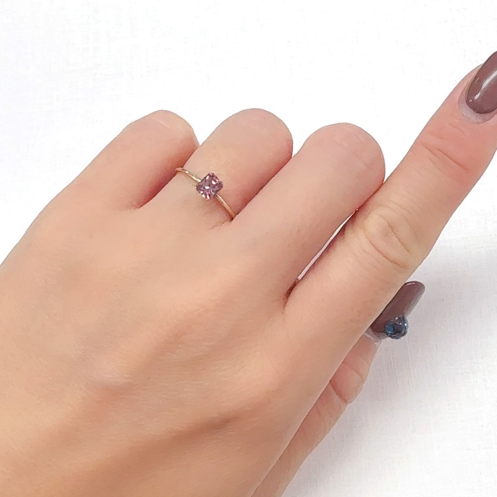 ピンクジルコン スリランカ/カンボジア産 0.70ct[240627922]5x3.9mm前後