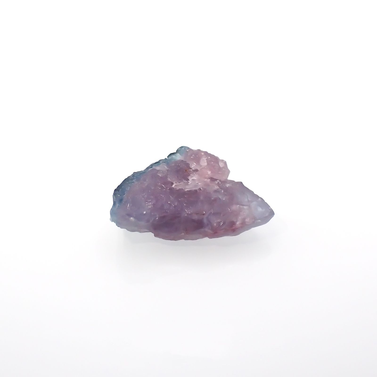 バイカラーパライバトルマリン 原石 ブラジル産 5.79ct[220516013]14.6x14.5mm前後