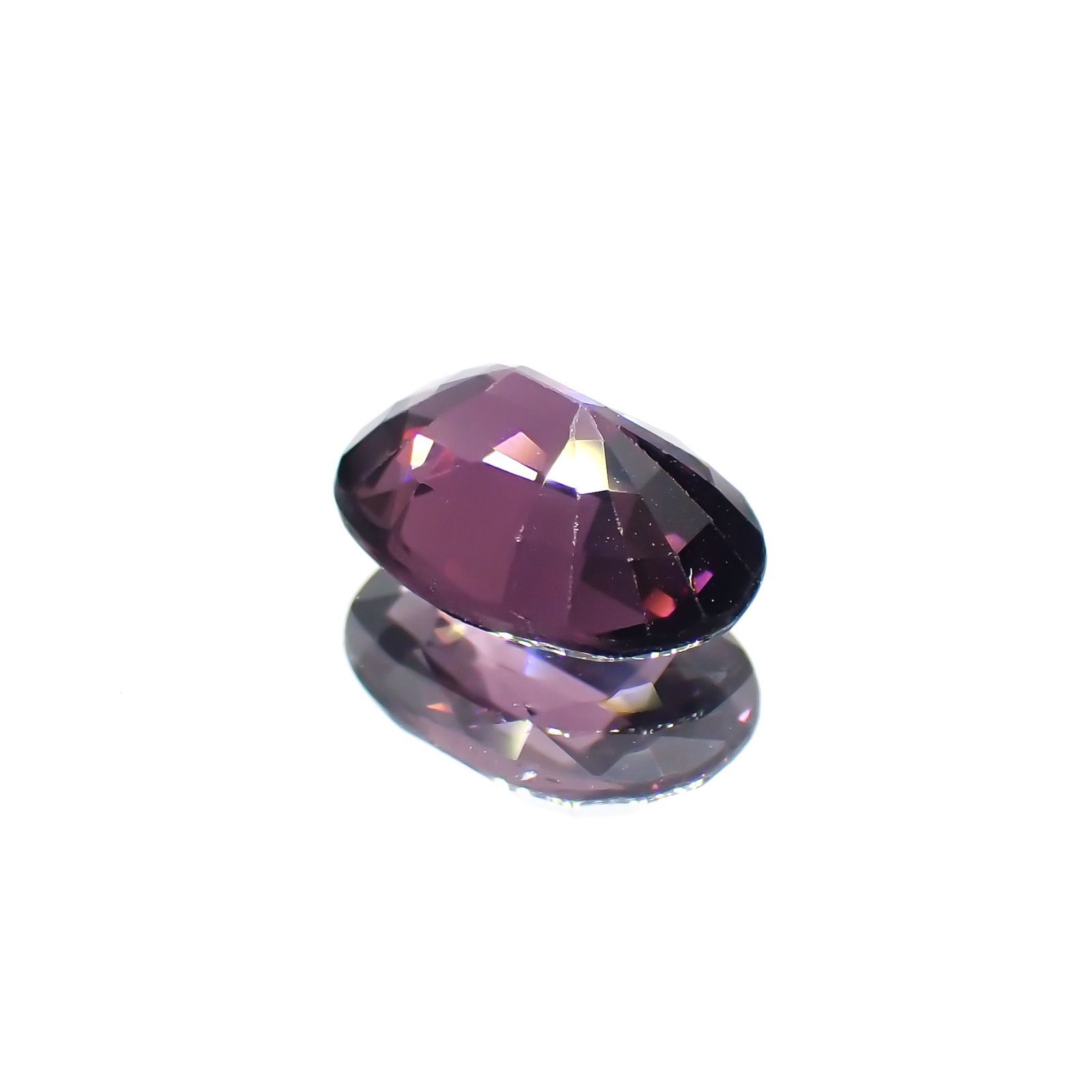 パープルスピネル(宝石名スピネル)ビルマ産 1.96ct 識別済[231124301]9.1x6.4mm前後