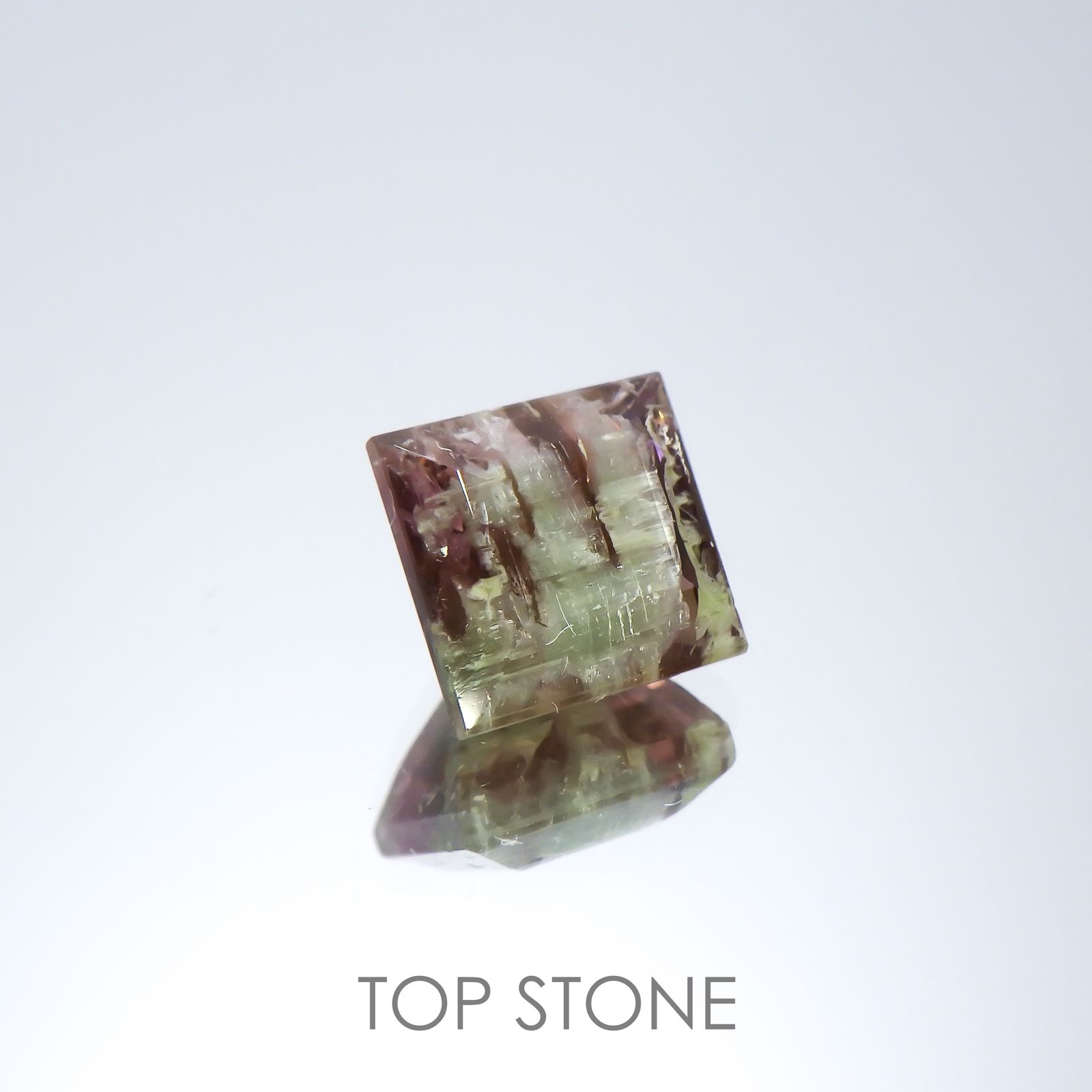 ゼブラトルマリン ブラジル産 1.74ct[220515929]6.9x6.5mm前後