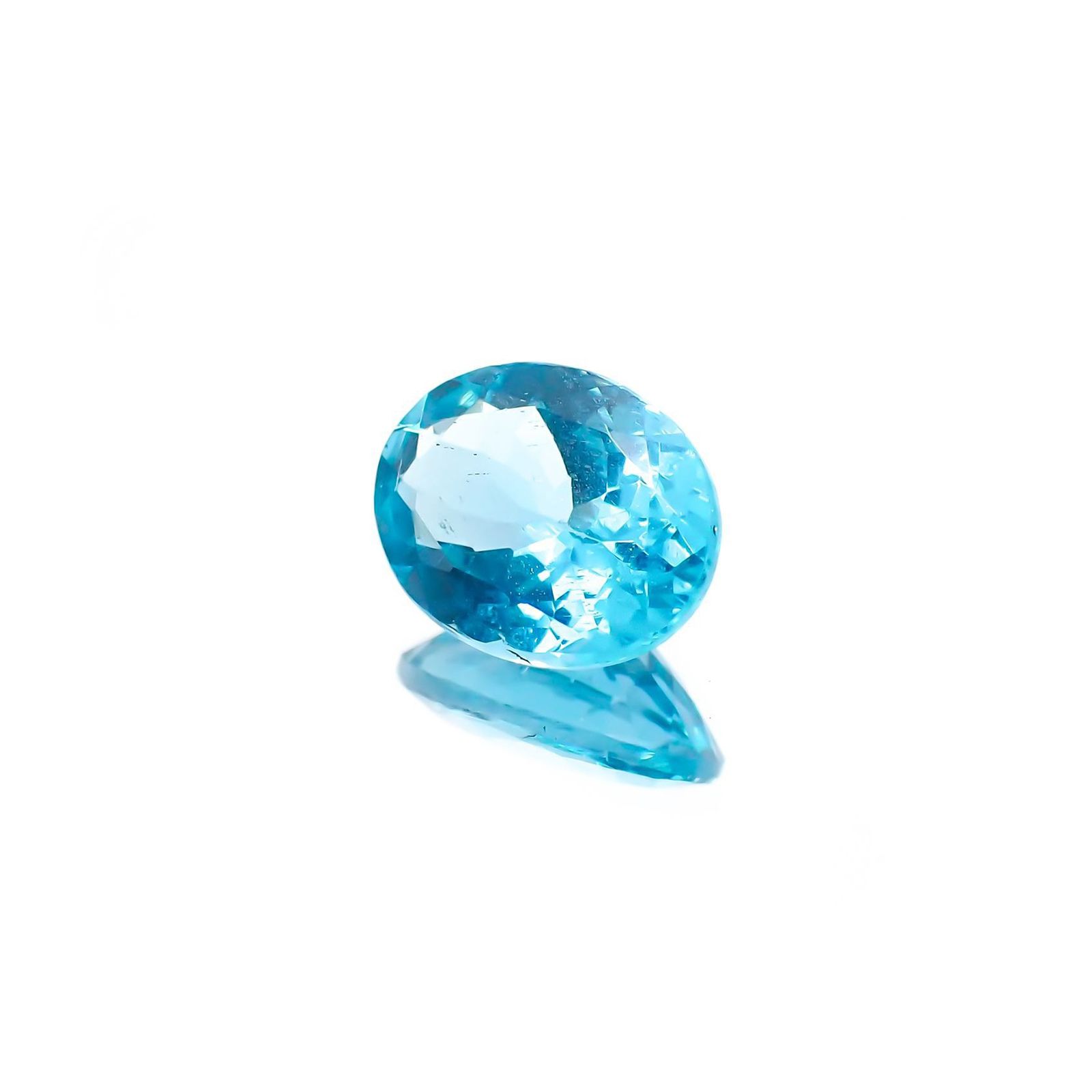 アパタイト(宝石名アパタイト)ブラジル産 識別済 1.79ct / 9x7.1mm前後 [251023188]