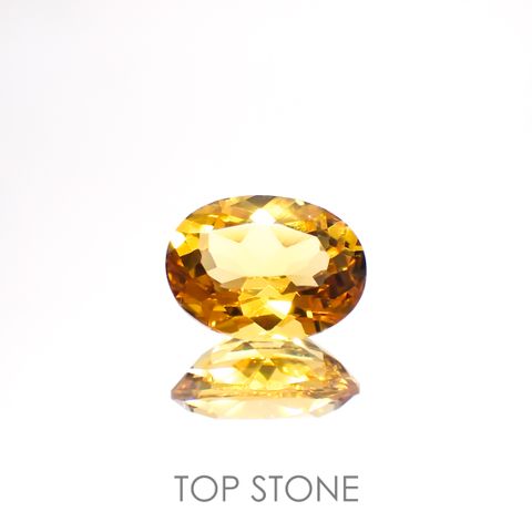 ゴールデンベリル(宝石名ゴールデン・ベリル)ブラジル産 1.15ct 識別済[220114229]8.1x6.2mm前後