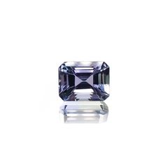 バイカラータンザナイト(宝石名タンザナイト) タンザニア産 ソ付(彩珠) 2.382ct / 7.9x6.2mm前後 [210711640]