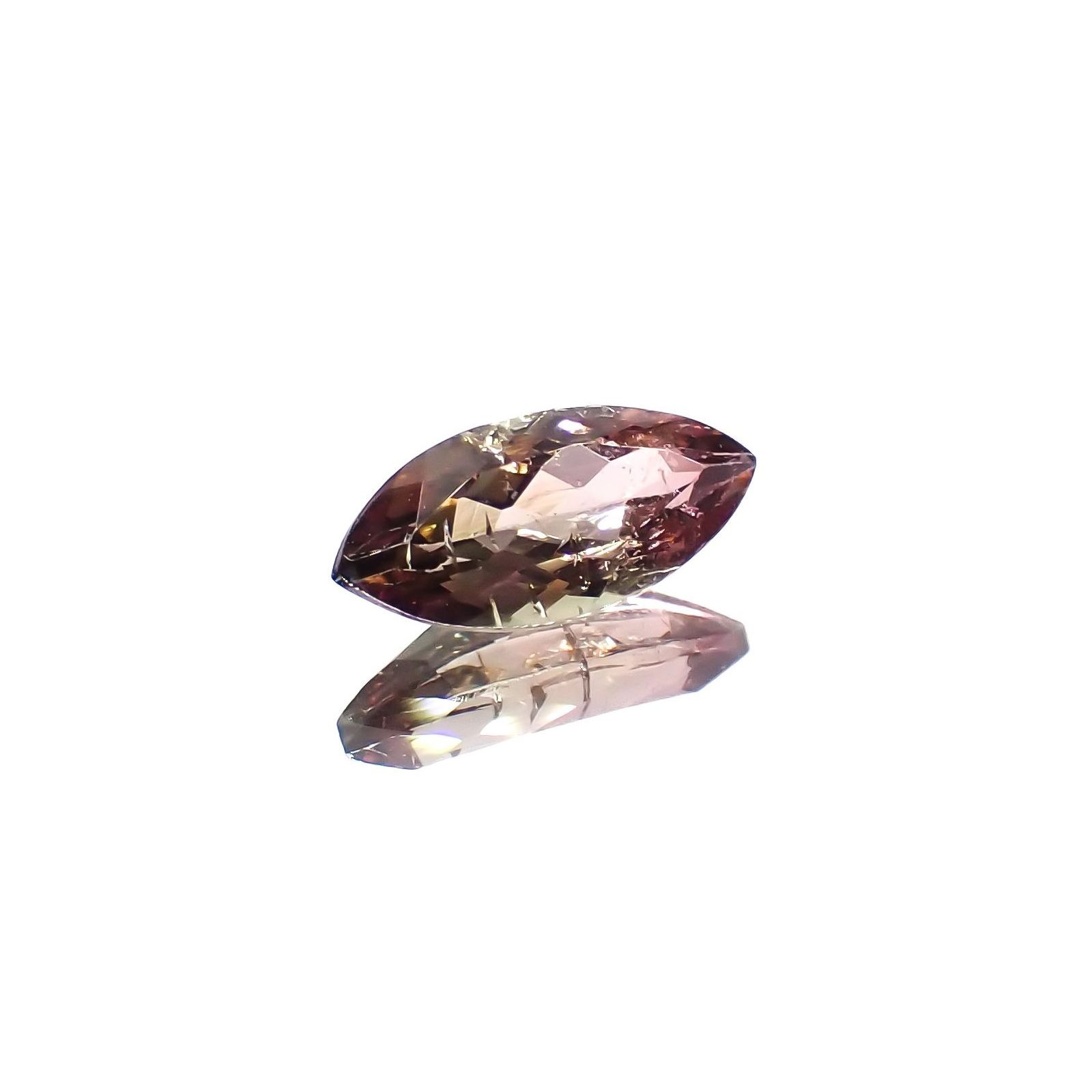 バイカラートルマリン ブラジル産 0.95ct[230220400]9.9x4.6mm前後