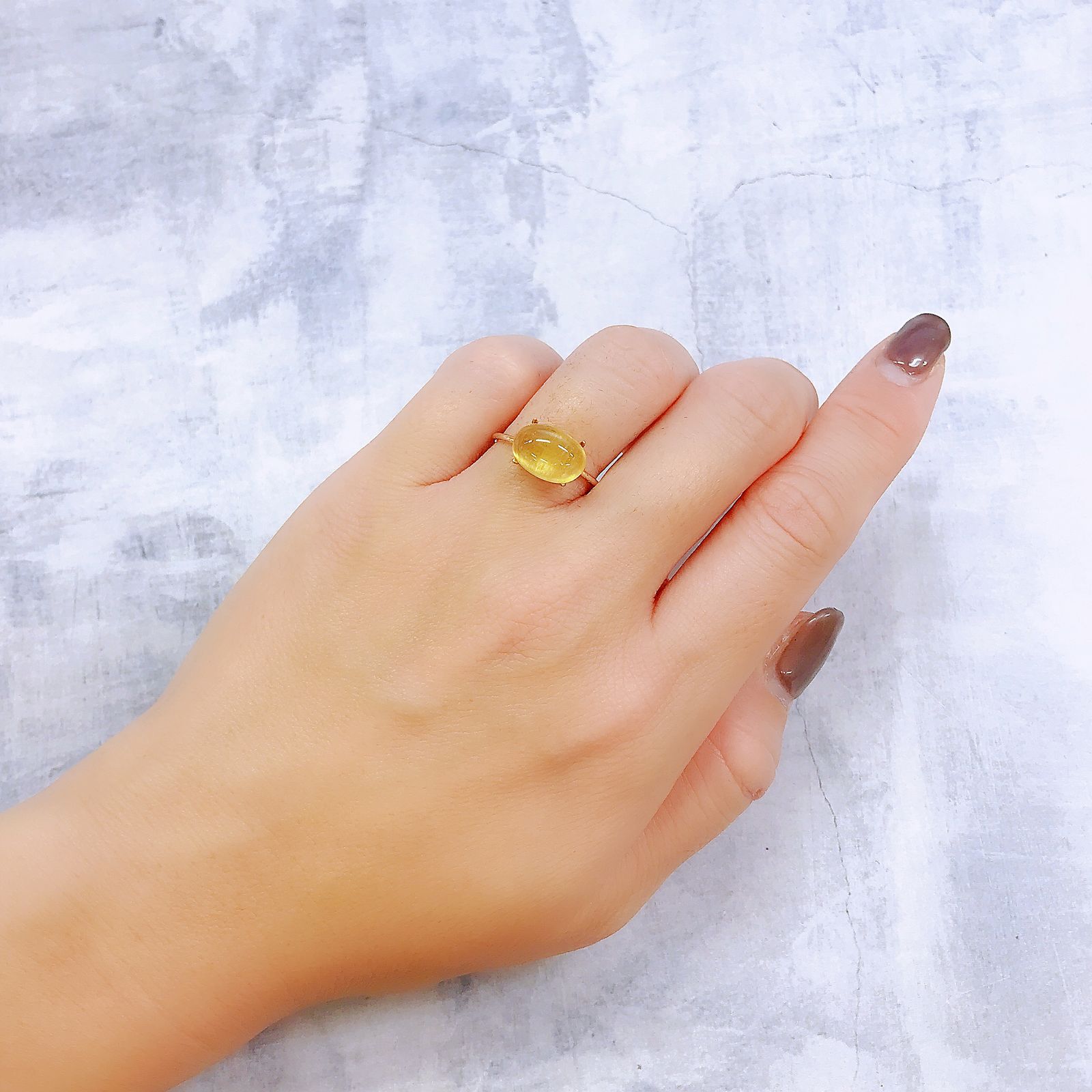 イエローベリルキャッツアイ(宝石名イエロー・ベリル キャッツアイ)ブラジル産 2.99ct 識別済[220917885]11.4x7.9mm前後