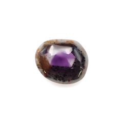 ◇フリーフォーム◇トラピッチェアメジスト 母岩付き ブラジル産 13.47ct[230722781]19.8x16.5mm前後