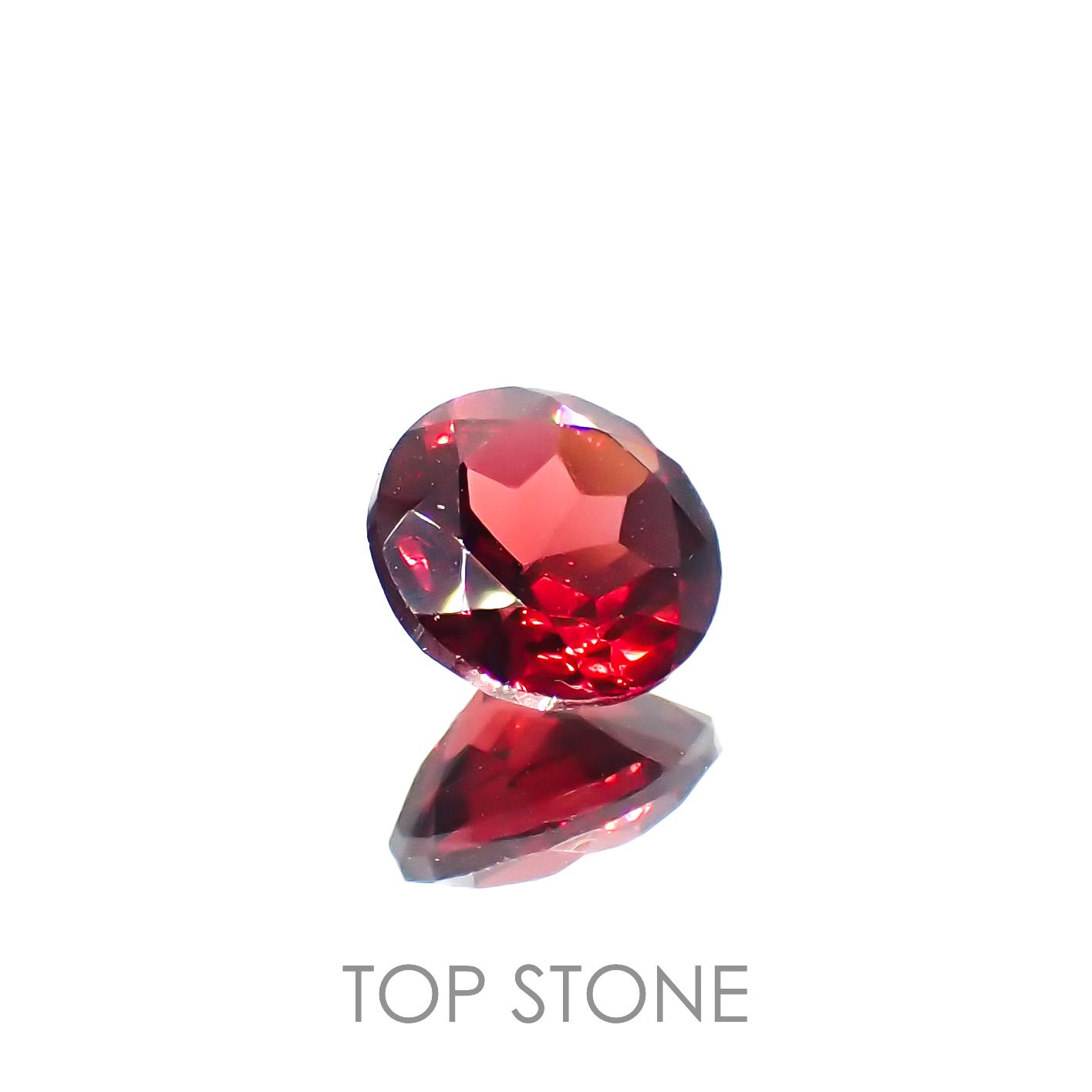 パイラルスパイトガーネット モザンビーク産 1.24ct[230120154]6.4x6.4mm前後