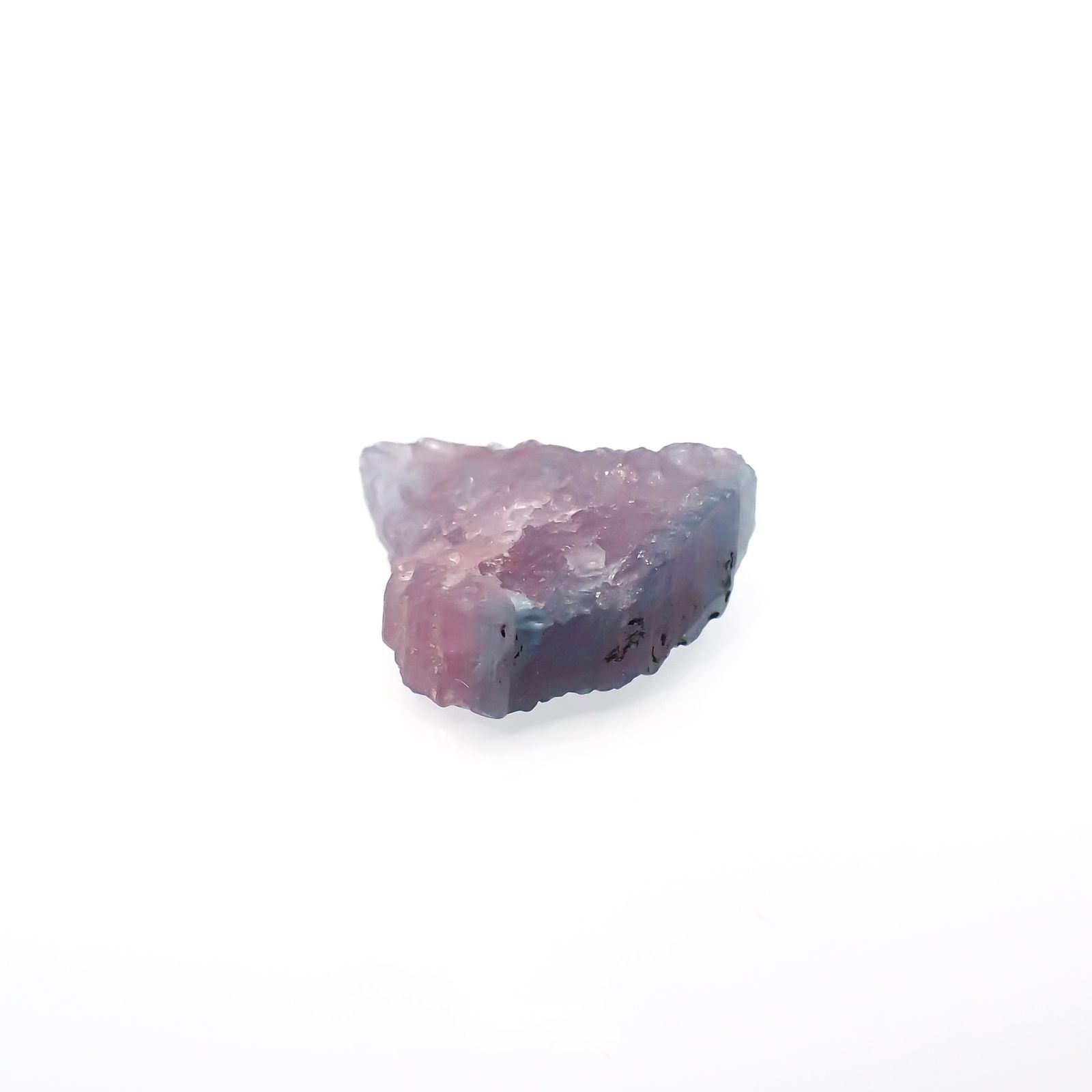 バイカラーパライバトルマリン 原石 ブラジル産 5.79ct[220516013]14.6x14.5mm前後