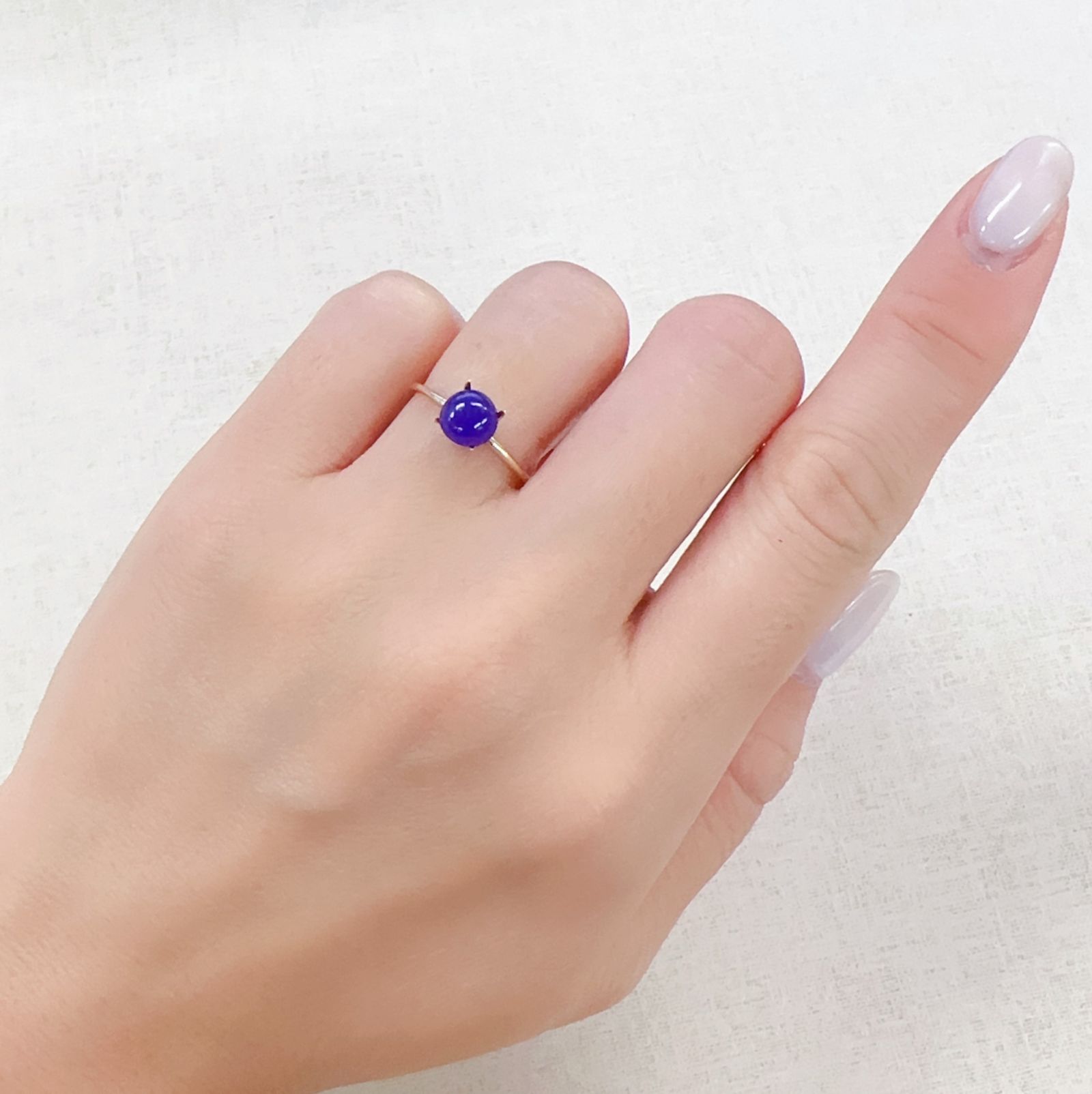 スギライト 南アフリカ産 1.05ct[230722874]6.4x6.3mm前後