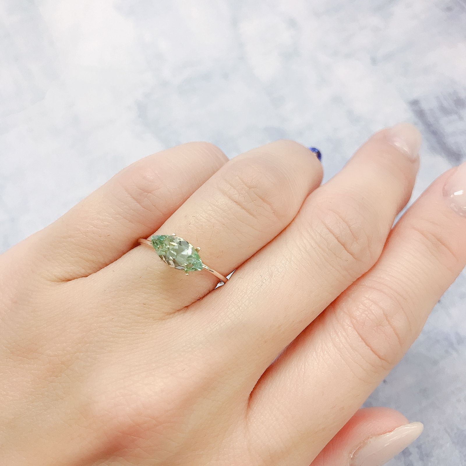 バナジウムコーネルピン(宝石名コーネルピン)タンザニア・タンガ州産 1.08ct 識別済[220115633]9.7x4.7mm前後