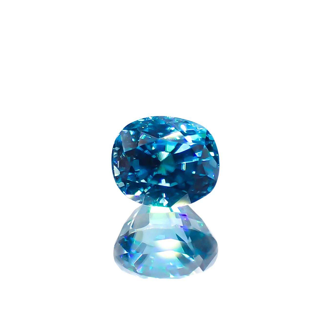 ラタナキリブルージルコン カンボジア産 2.07ct[220917925]6.5x5.5mm前後