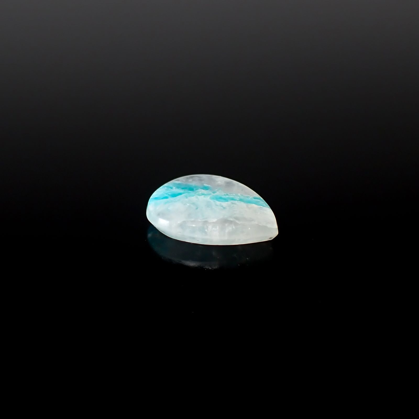 マトリックスアマゾナイト(アマゾナイトインクォーツ/フェルドスパー) ブラジル産 3.53ct[240226333]14x11.5mm前後