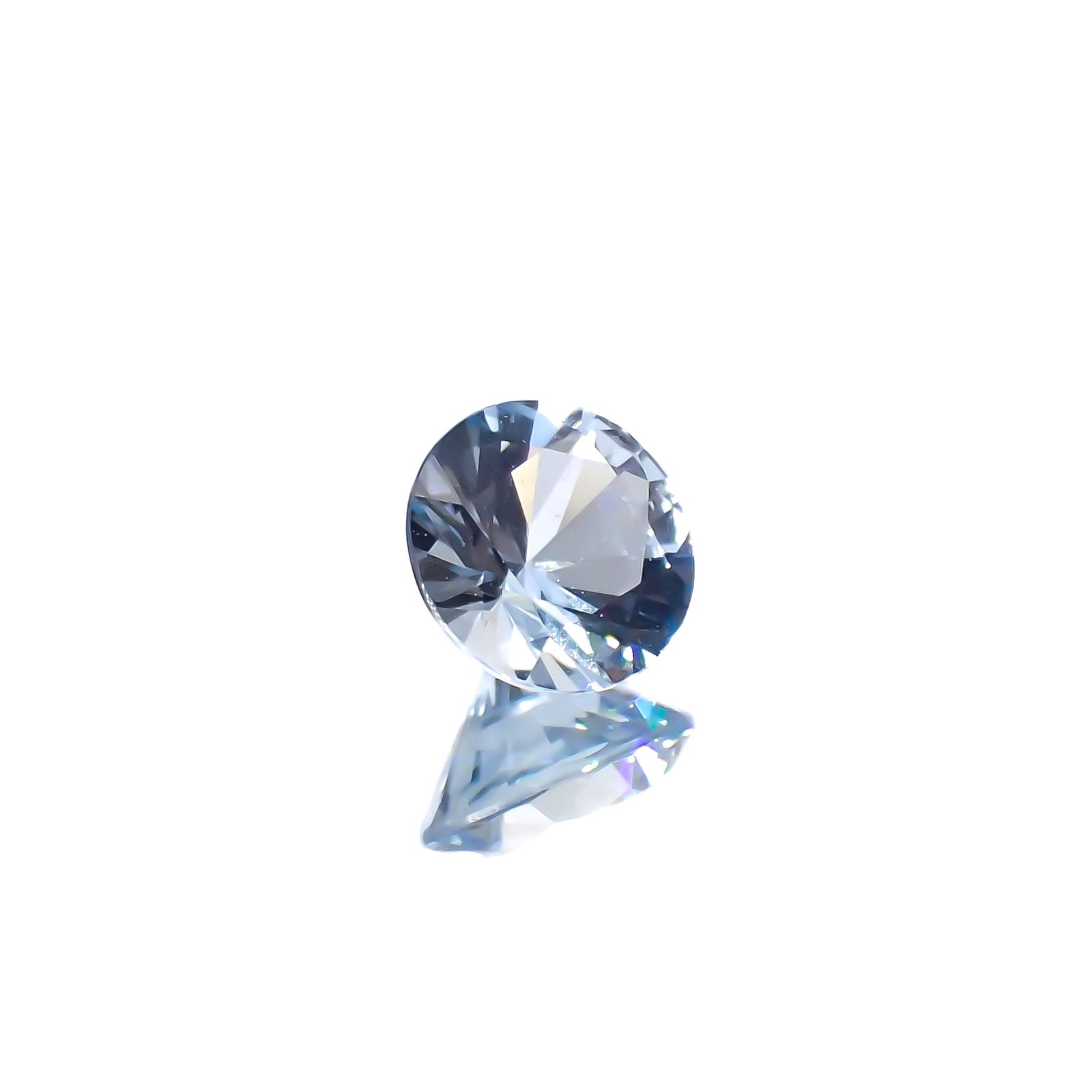 アクアマリン(宝石名アクアマリン)モザンビーク産 0.30ct 識別済[230421760]4.6x4.6mm前後